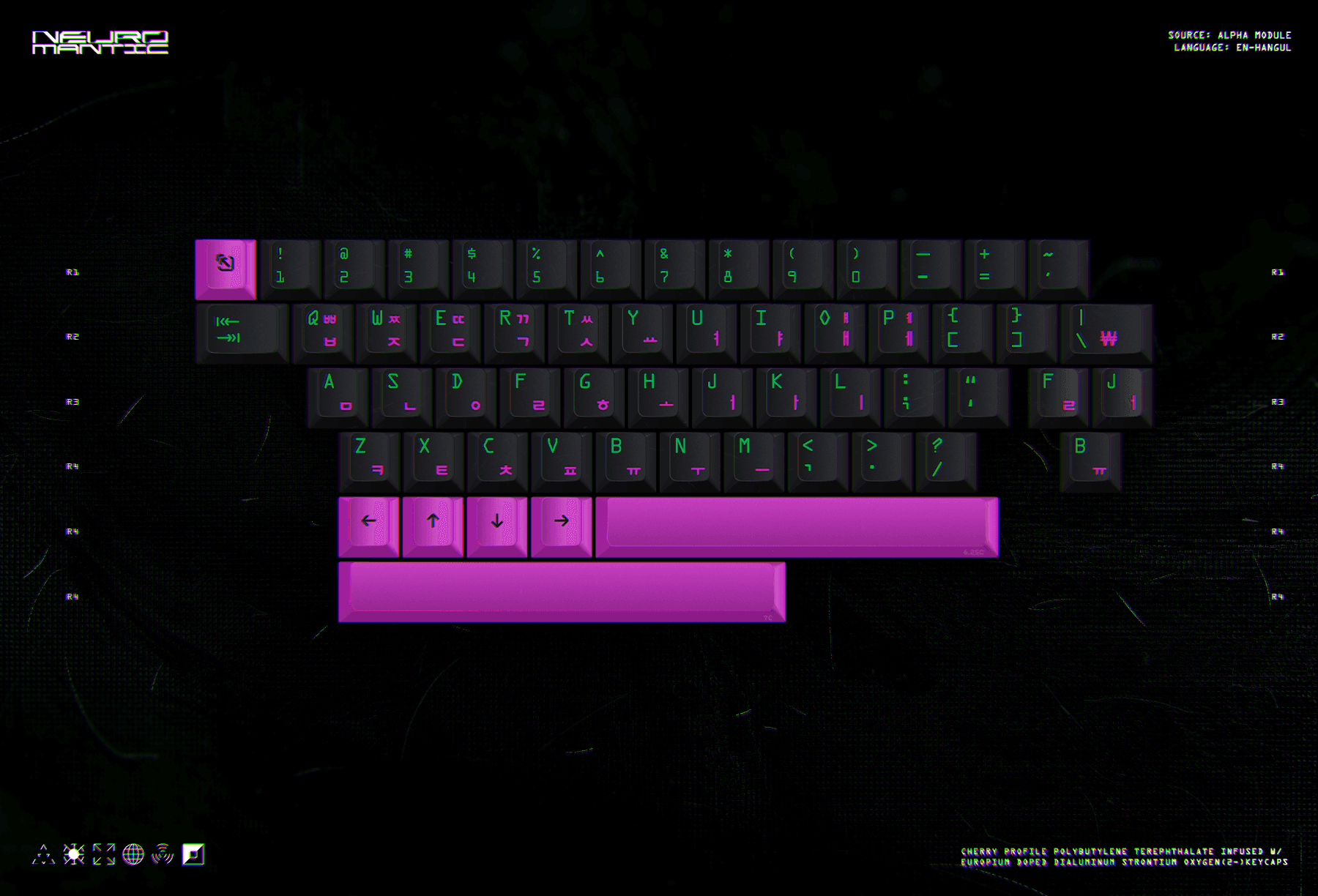 PBT Neuromantic (Glow in the Dark Cherry Keycaps) - Updated image 18