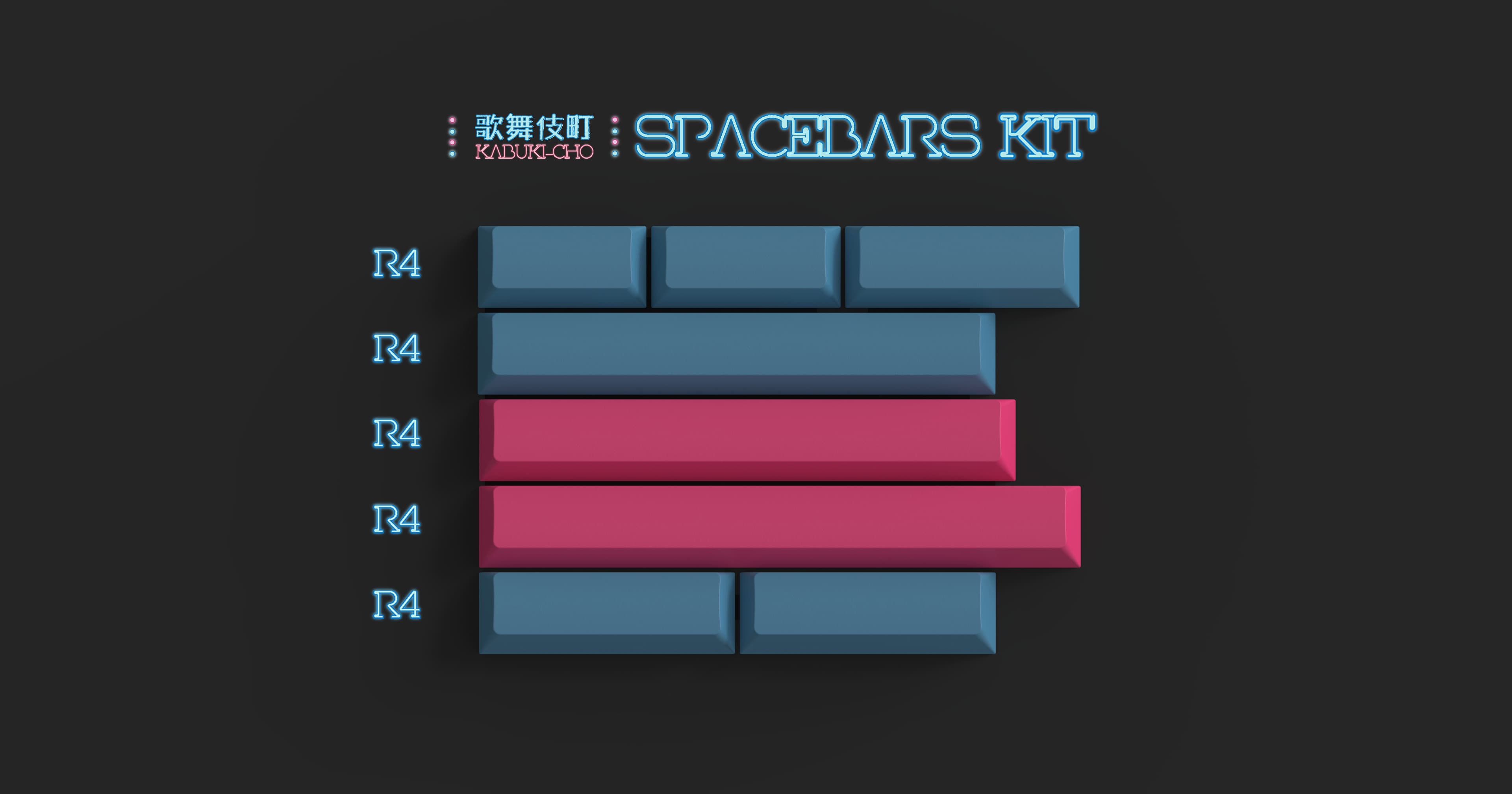 PBTFANS™KABUKI-CHO 歌舞伎町 keycaps image 9