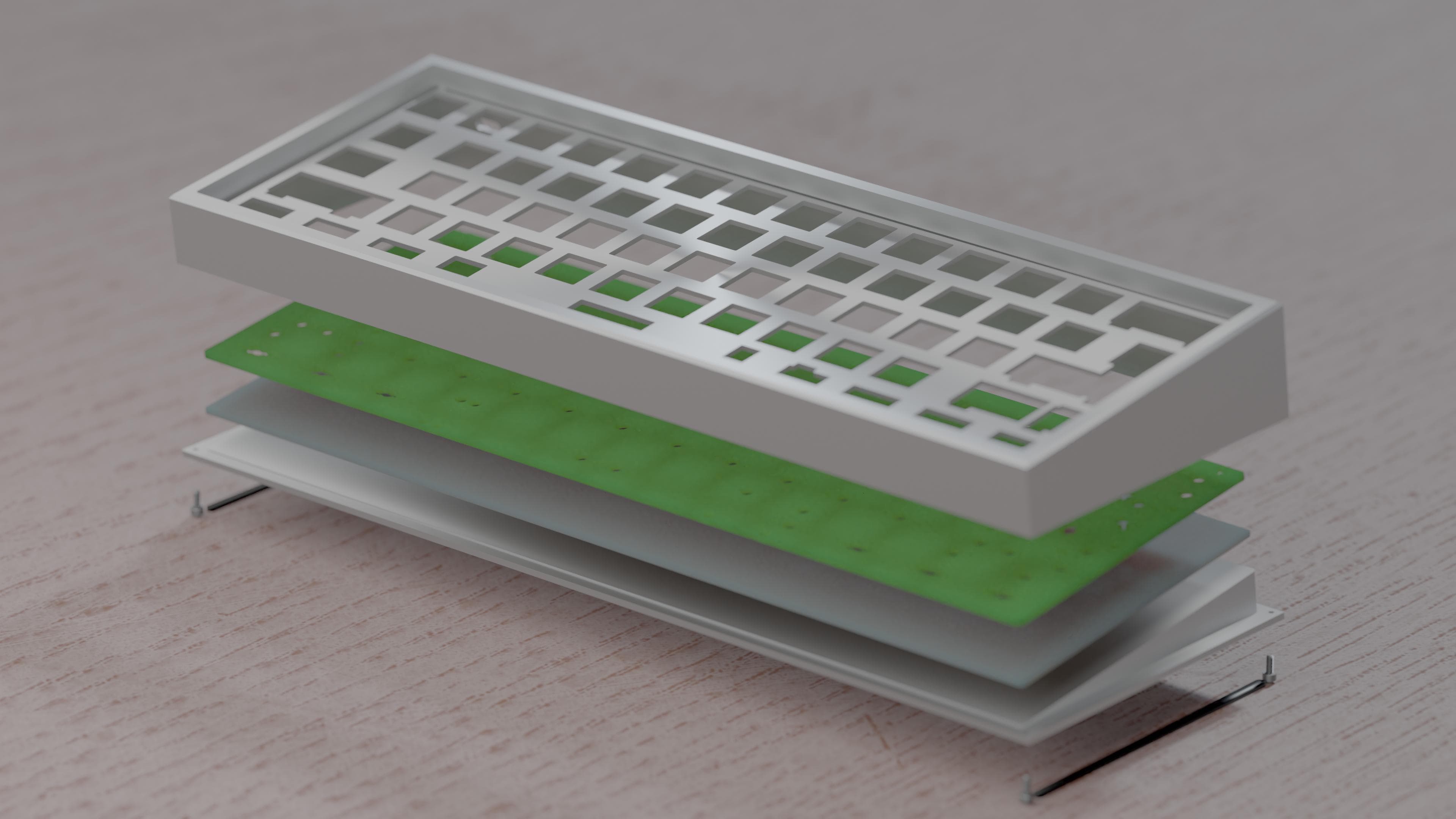 Oxalis60 - A 60% integrated-plate mount keyboard - UPDATED price + colors image 7