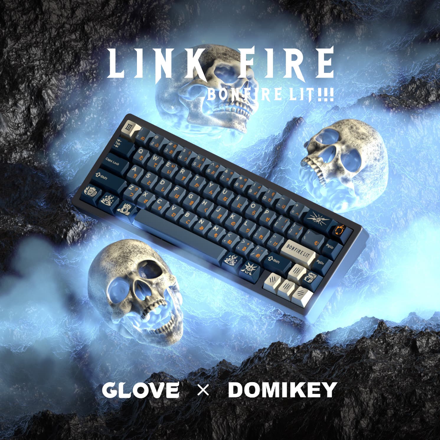 DOMIKEY X GLOVE LINK FIER KEYCAPS image 19