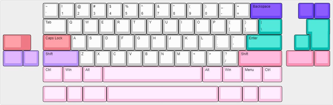 Oxalis60 - A 60% integrated-plate mount keyboard - UPDATED price + colors image 10