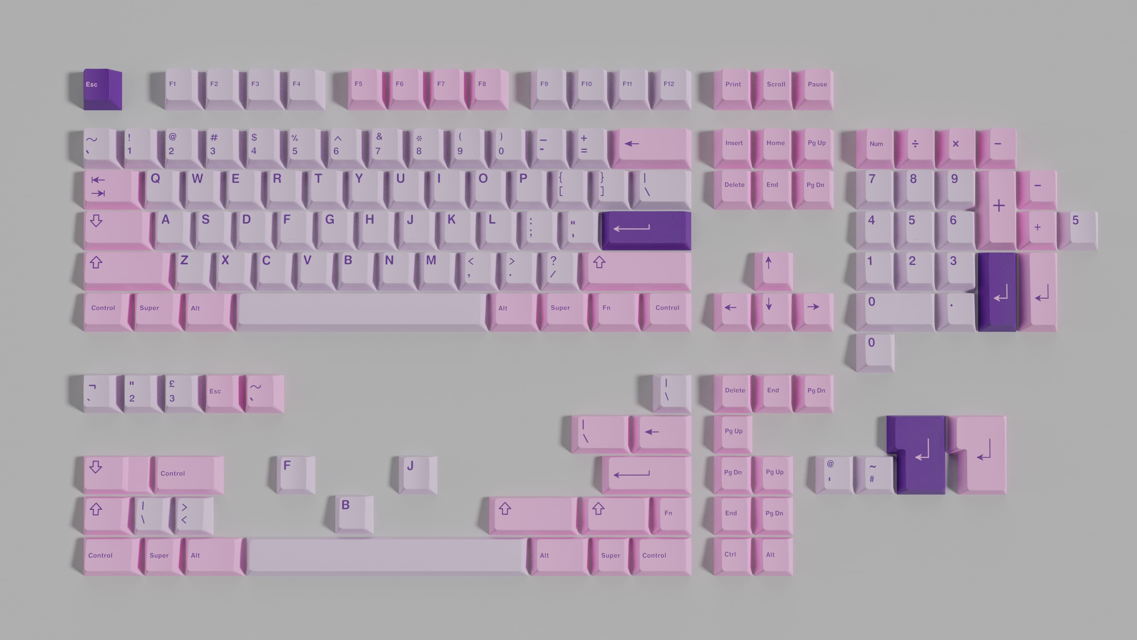 GMK PoP (Purple on Pink) image 2