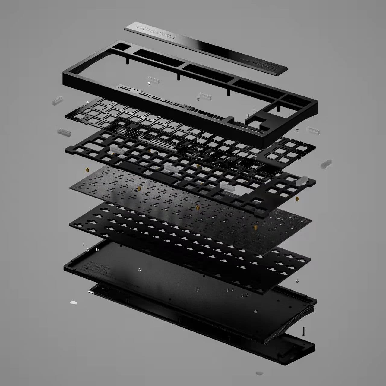 Eau - A 75% Keyboard with decoration F Row Module image 2