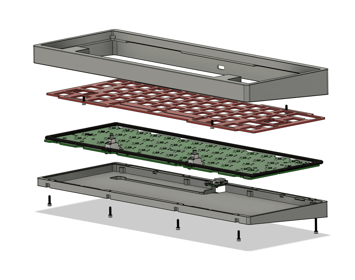 Nice60 - A seamless wedge, oring / top mount 60% image 2