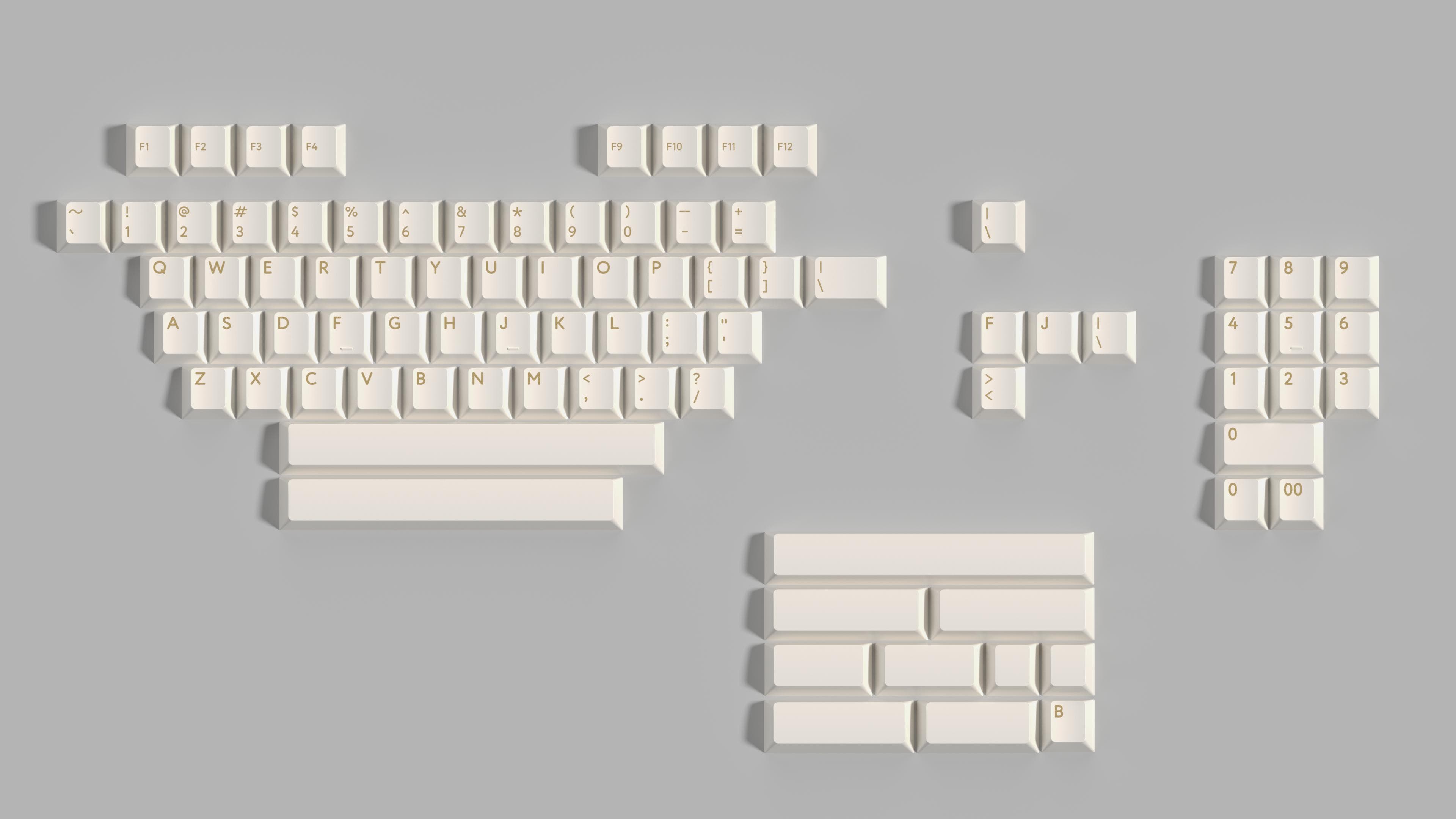 PBTFans Golden Age | Sparkly Metallic Gold 2Shot ABS image 12