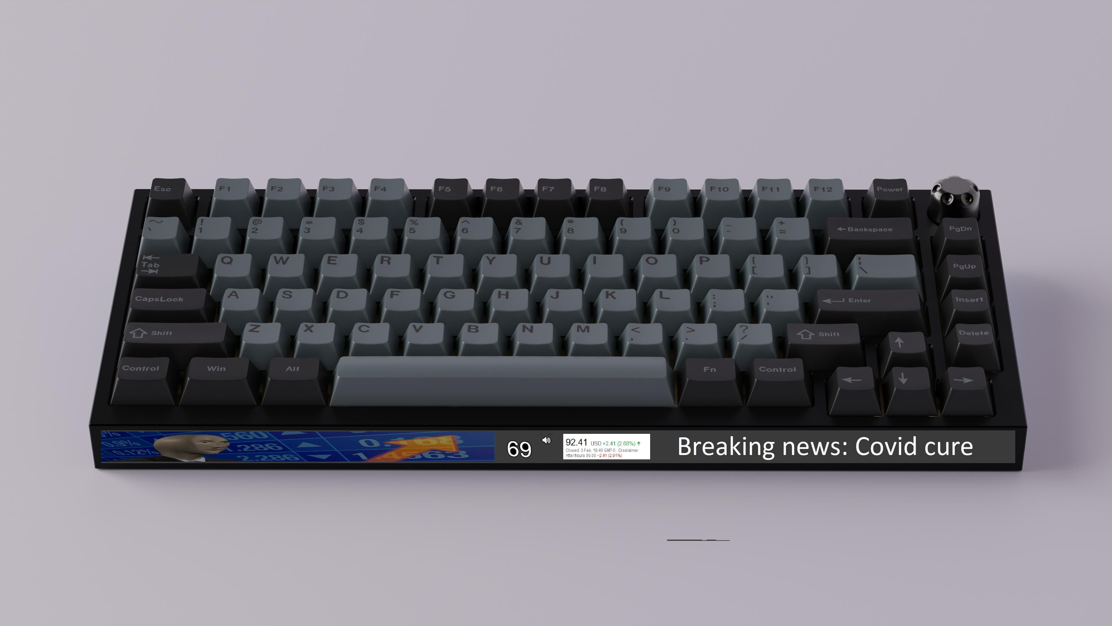 Elemental 75 | 75% keyboard with Knob, RGB Underglow, Gasket Mounted image 10