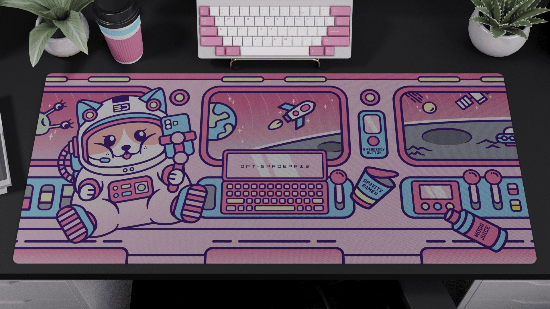 SpacePaws Deskmat | GB Dates Updated image 3