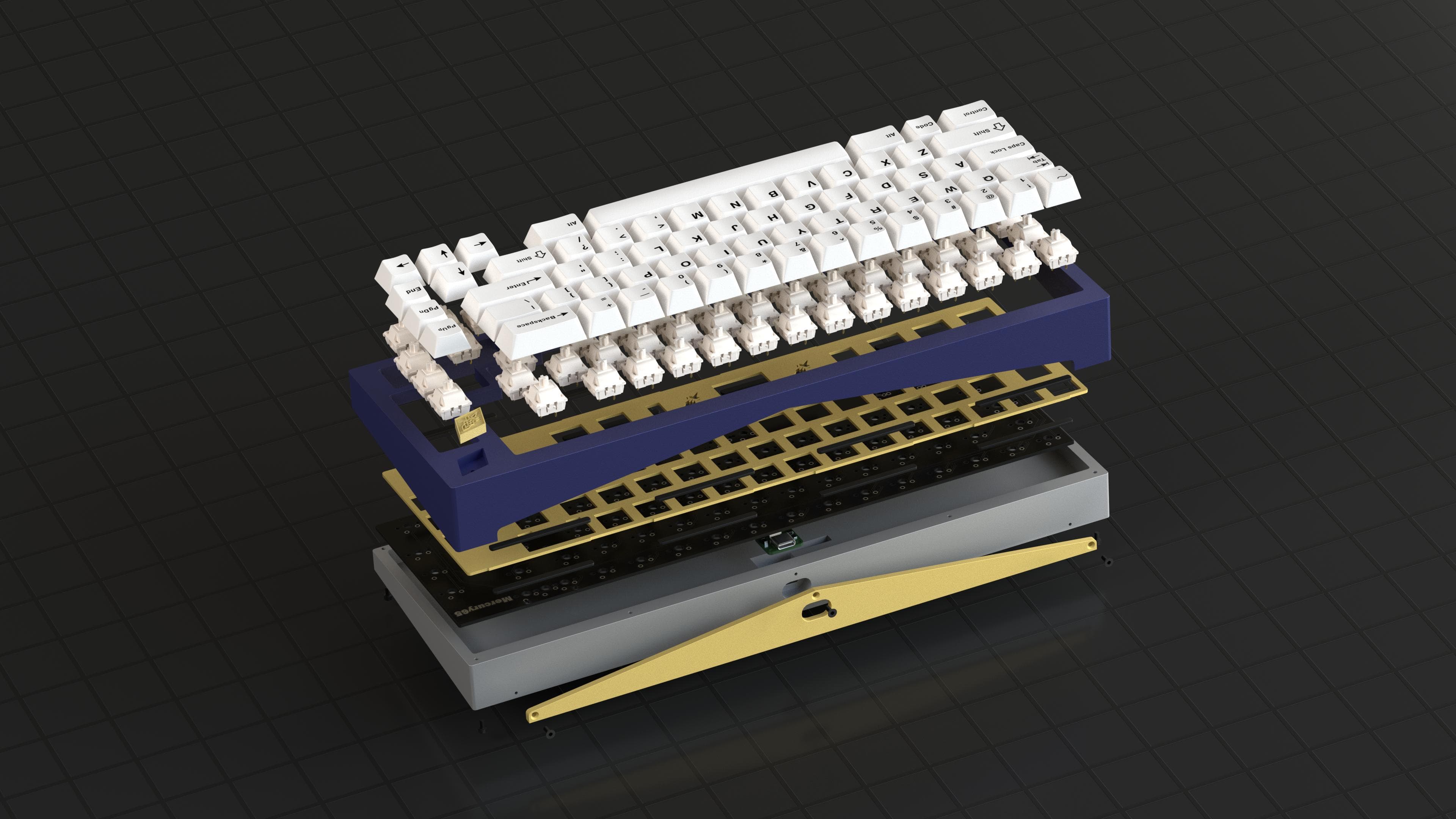 Mercury65 - Gasket 65% Keyboard (Prototypes & Typing Test Inside) image 11