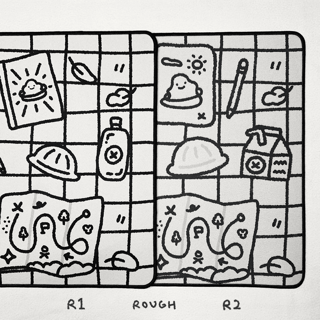 うちゅうのピクニック(uchu no pikuniku) Desk Mat - INSTOCK image 37