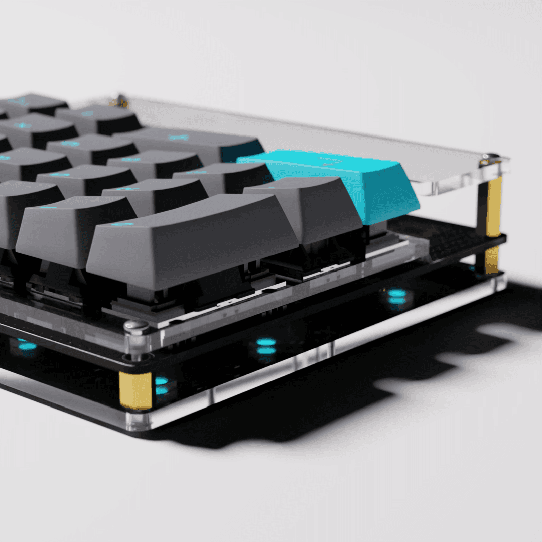 Púca - DIY Numpad Kit with OLED, Rotary and exposed Components image 4