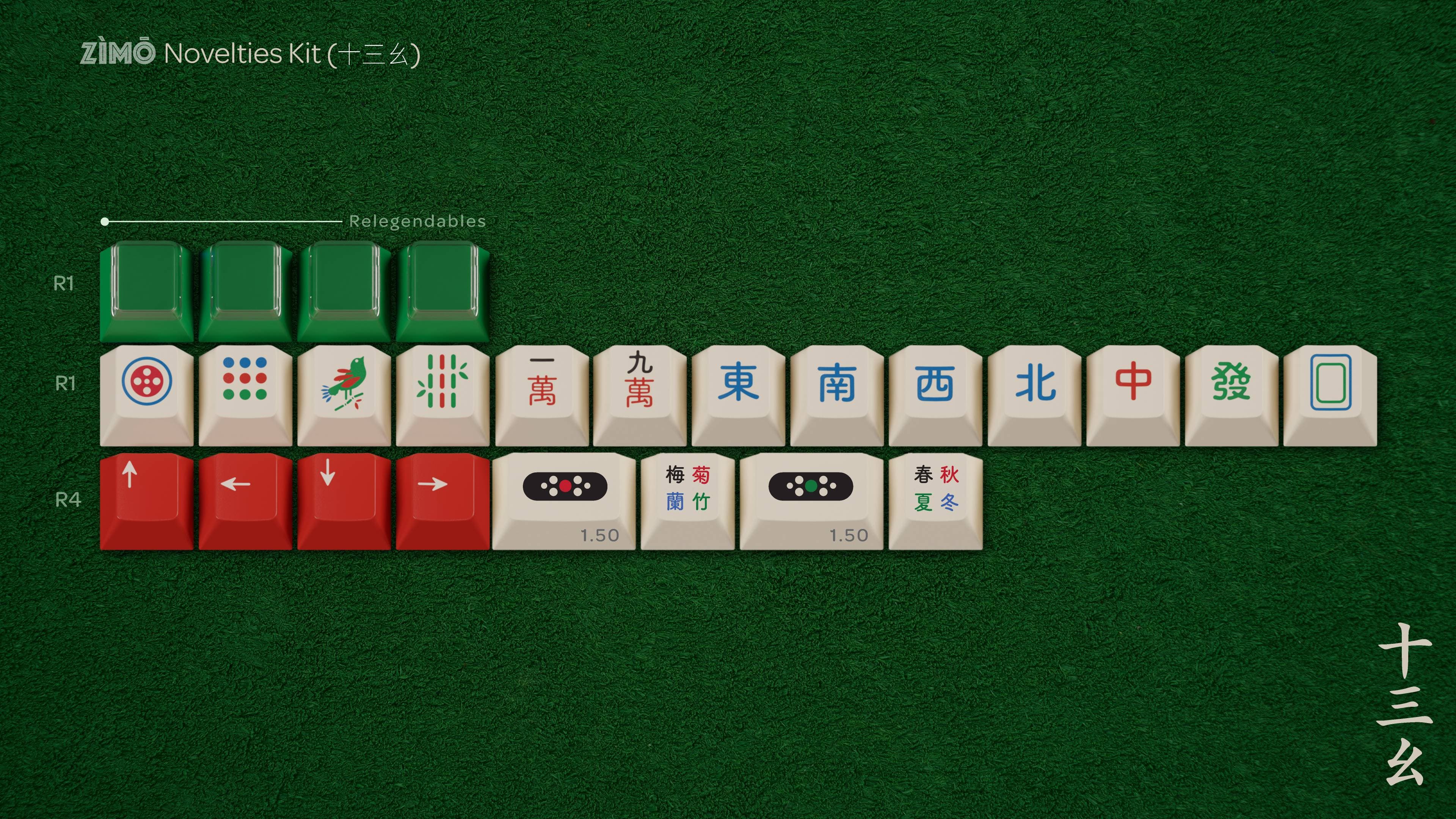 GMK Zìmō「自摸」- Hibi Metal Artisan Reveal | GB 5/5 to 6/6 2022 image 4