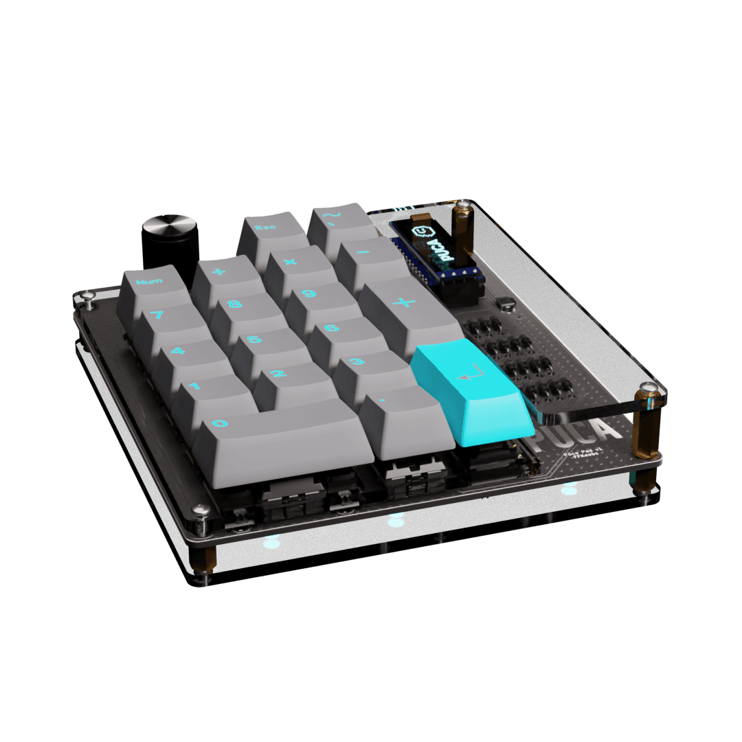 Púca - DIY Numpad Kit with OLED, Rotary and exposed Components image 7