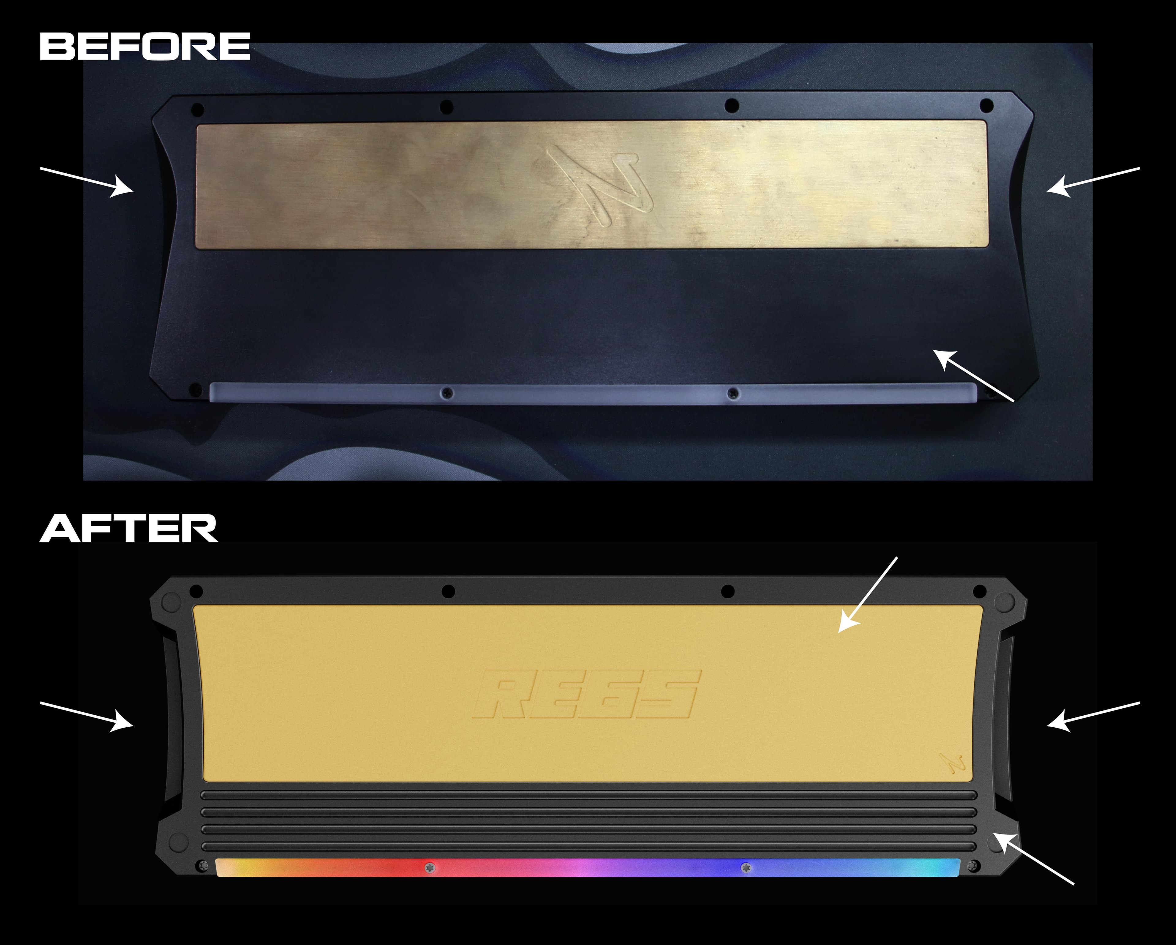 RE65 Aluminium R2 | Foamless, Gasket Mount image 31