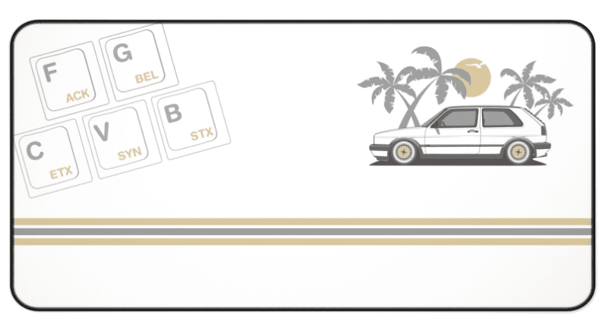 European car lovers deskmat image 2