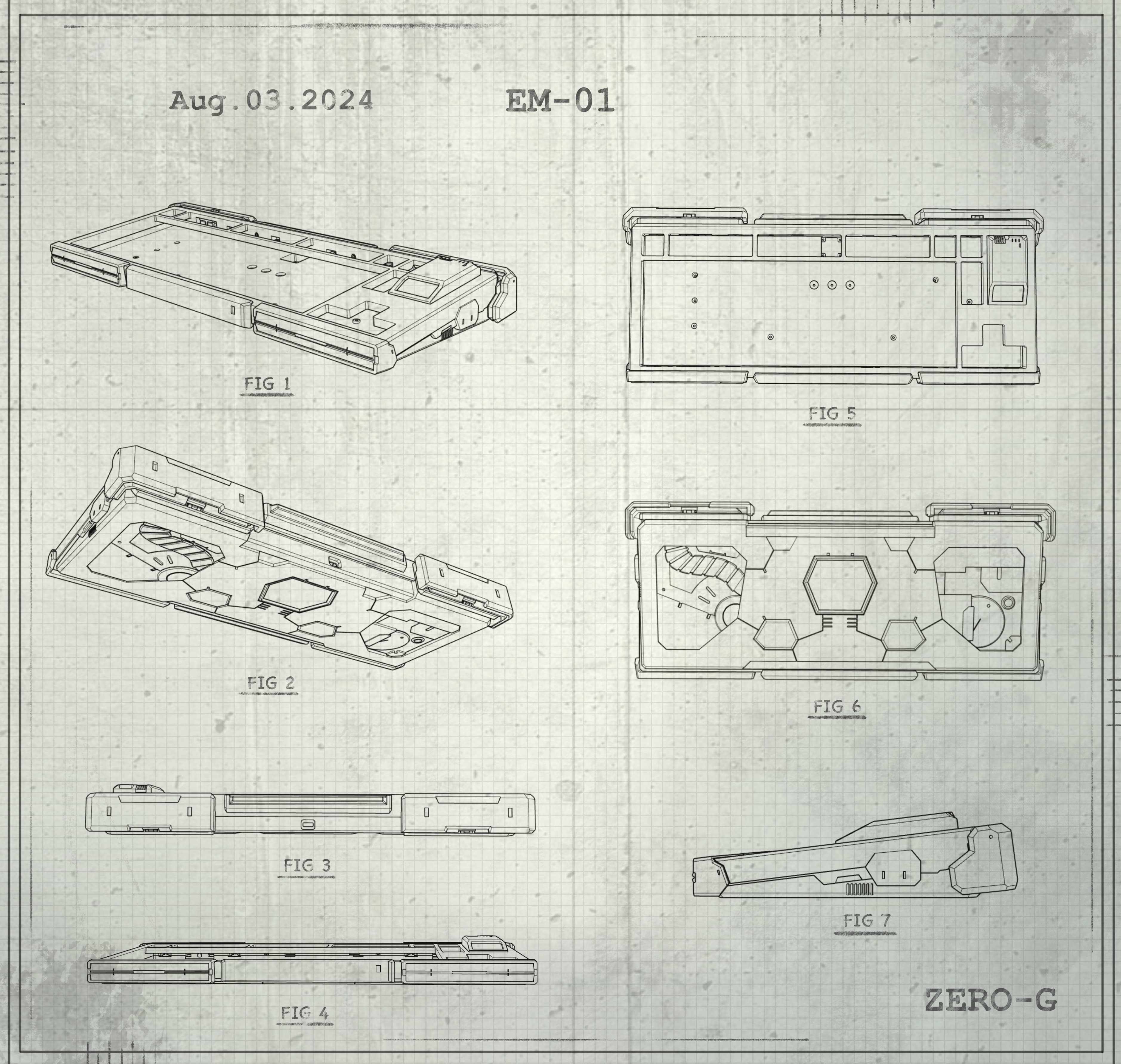 【IC】EM-01 80% Mecha-Themed Keyboard (by Zero G)