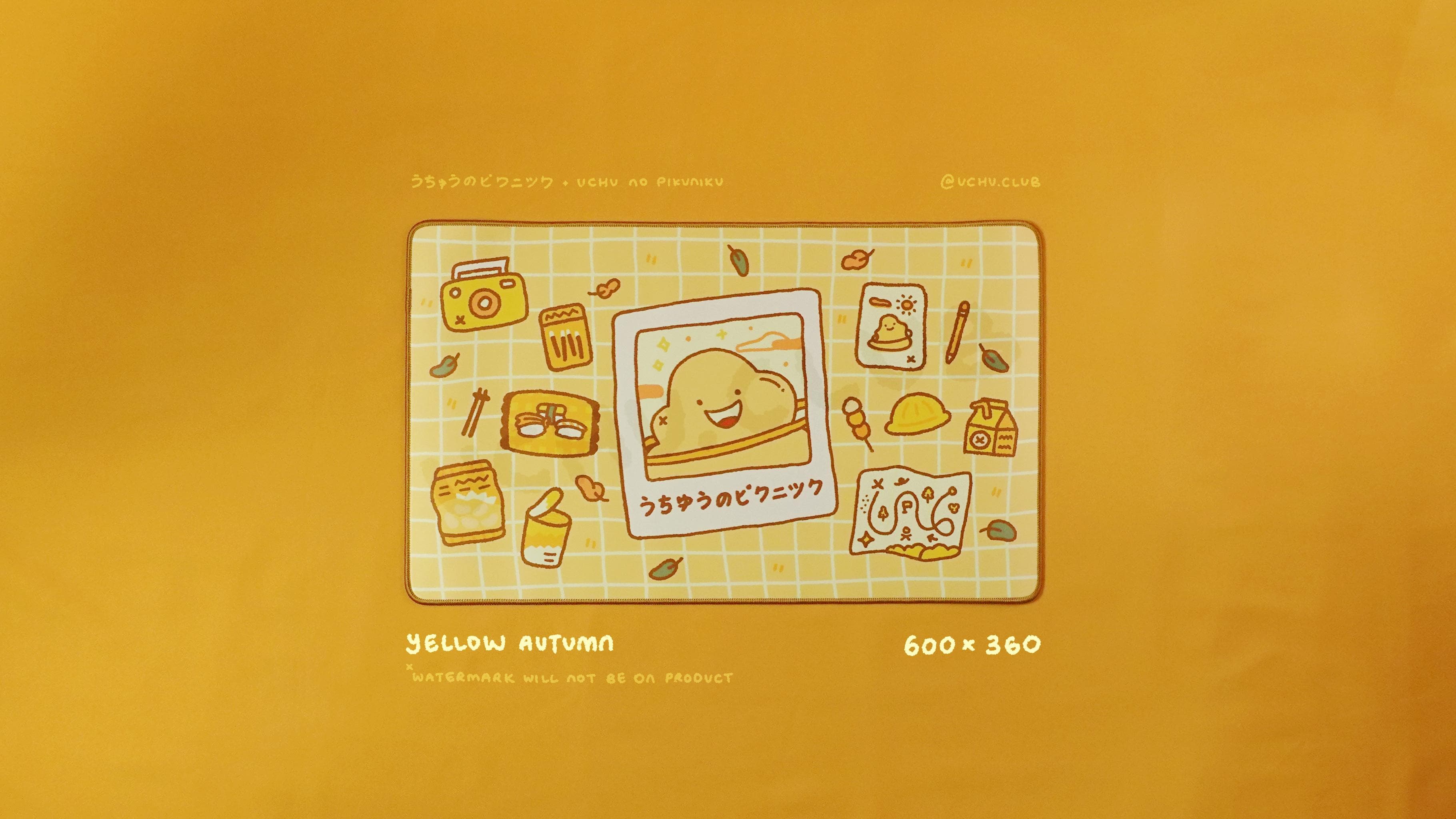 うちゅうのピクニック(uchu no pikuniku) Desk Mat - INSTOCK image 54