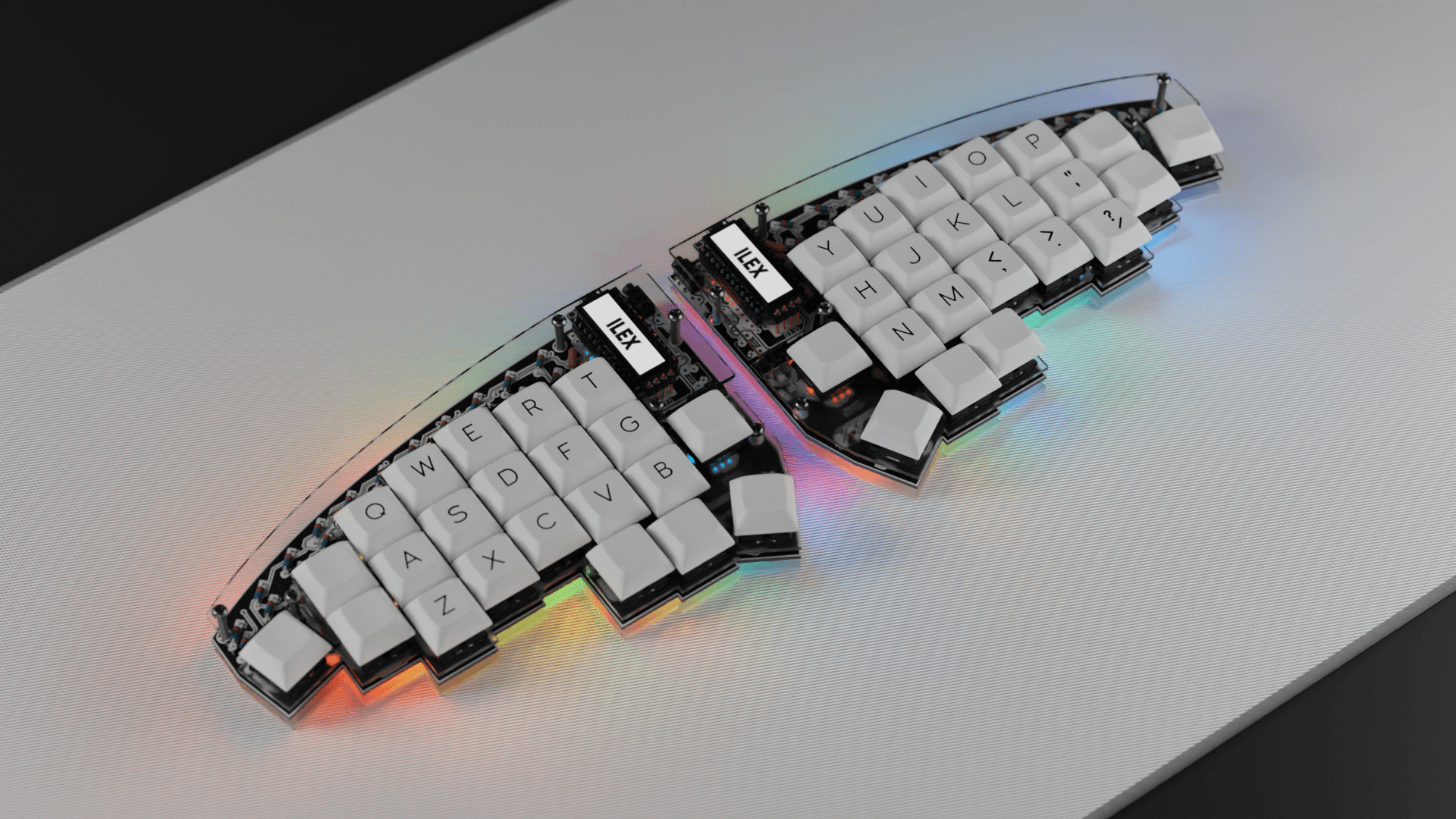 Ilex - Split Ergo with exposed components image 5