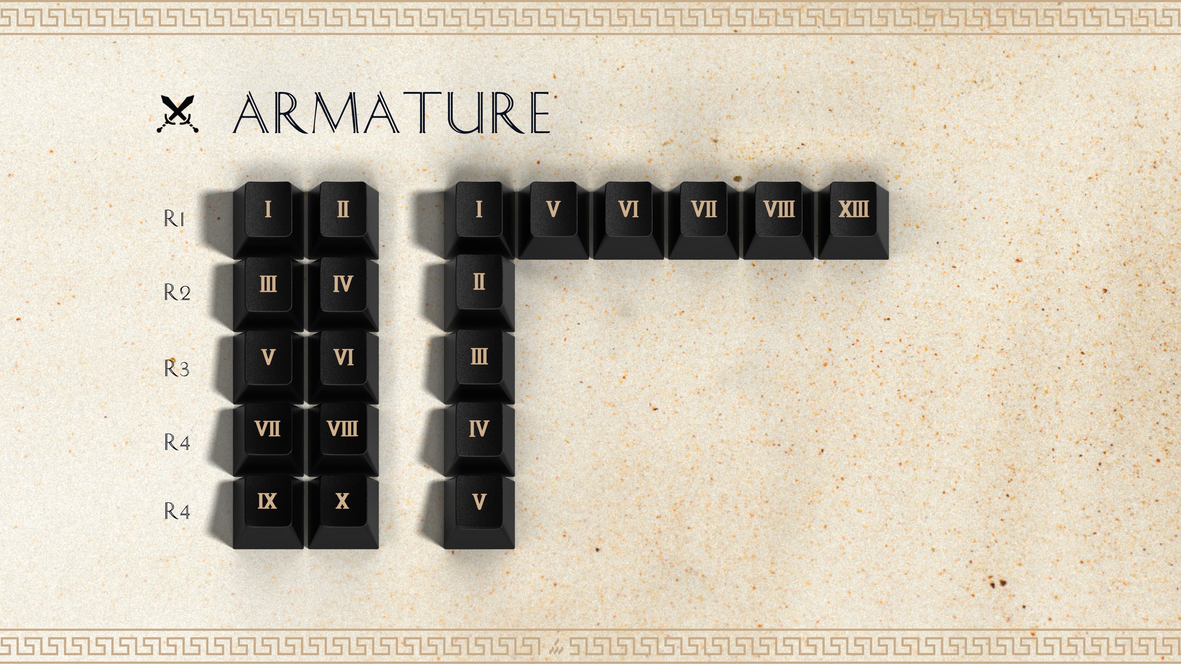 GMK Gladiator : GB starts April 15th! $129 Base kit with 13 new molds image 14