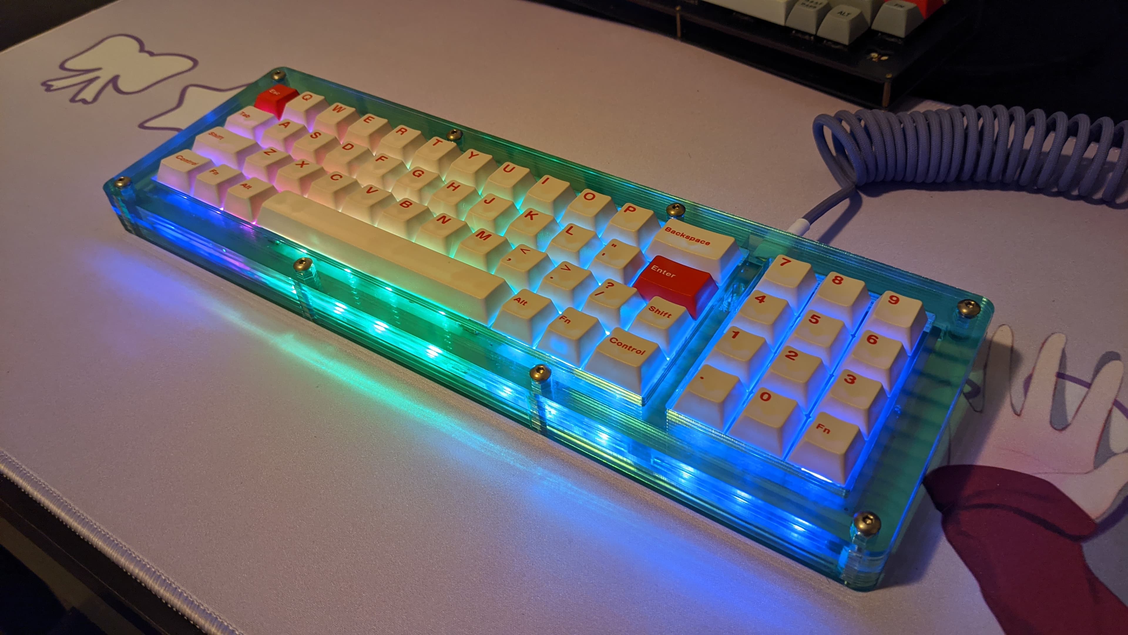 Colavan - Van-Style 40% with a 12-key numpad and RGB image 2