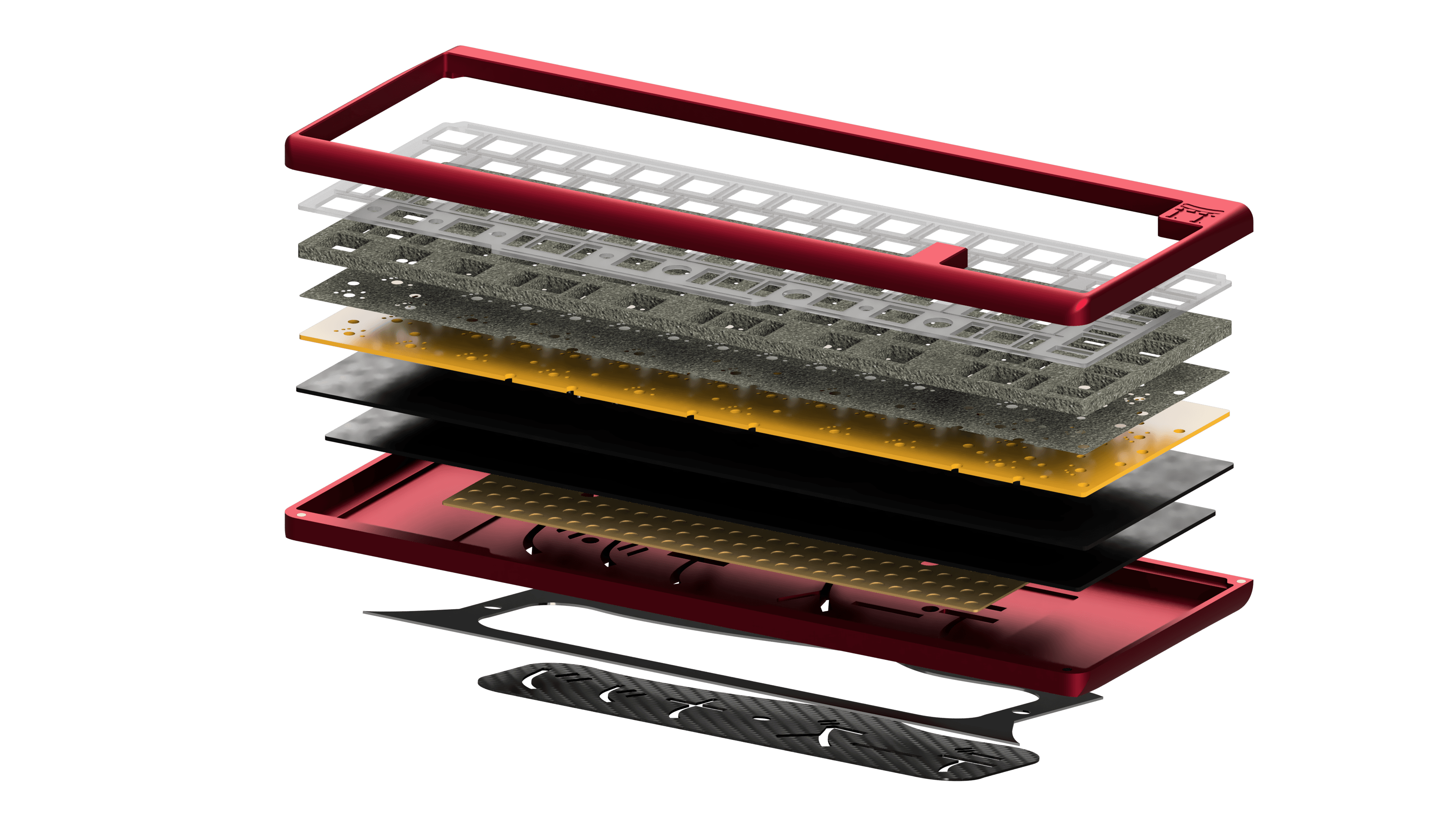 Daze65 | Gasket Mount, 65% layout, Japanese inspired design image 4
