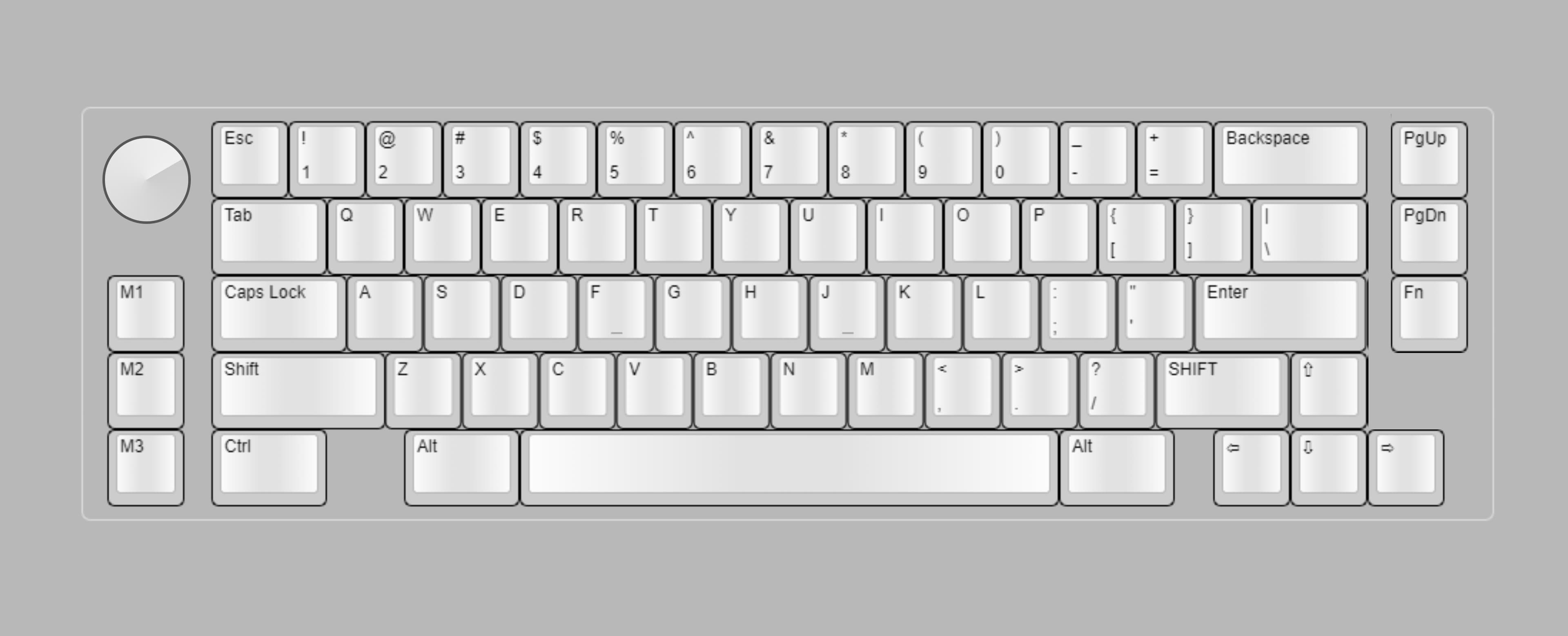 Holmen 65% Gasket Mount Keyboard with Rotary Encoder image 18