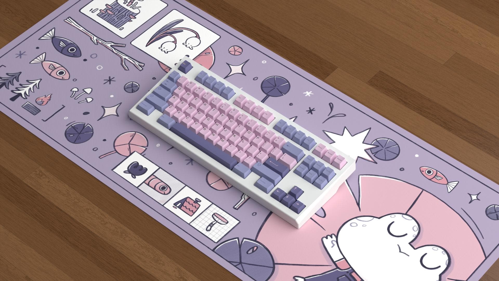 Swamp Frog Desk Mat [Added colorways(now 5!) and vendors list!] image 7