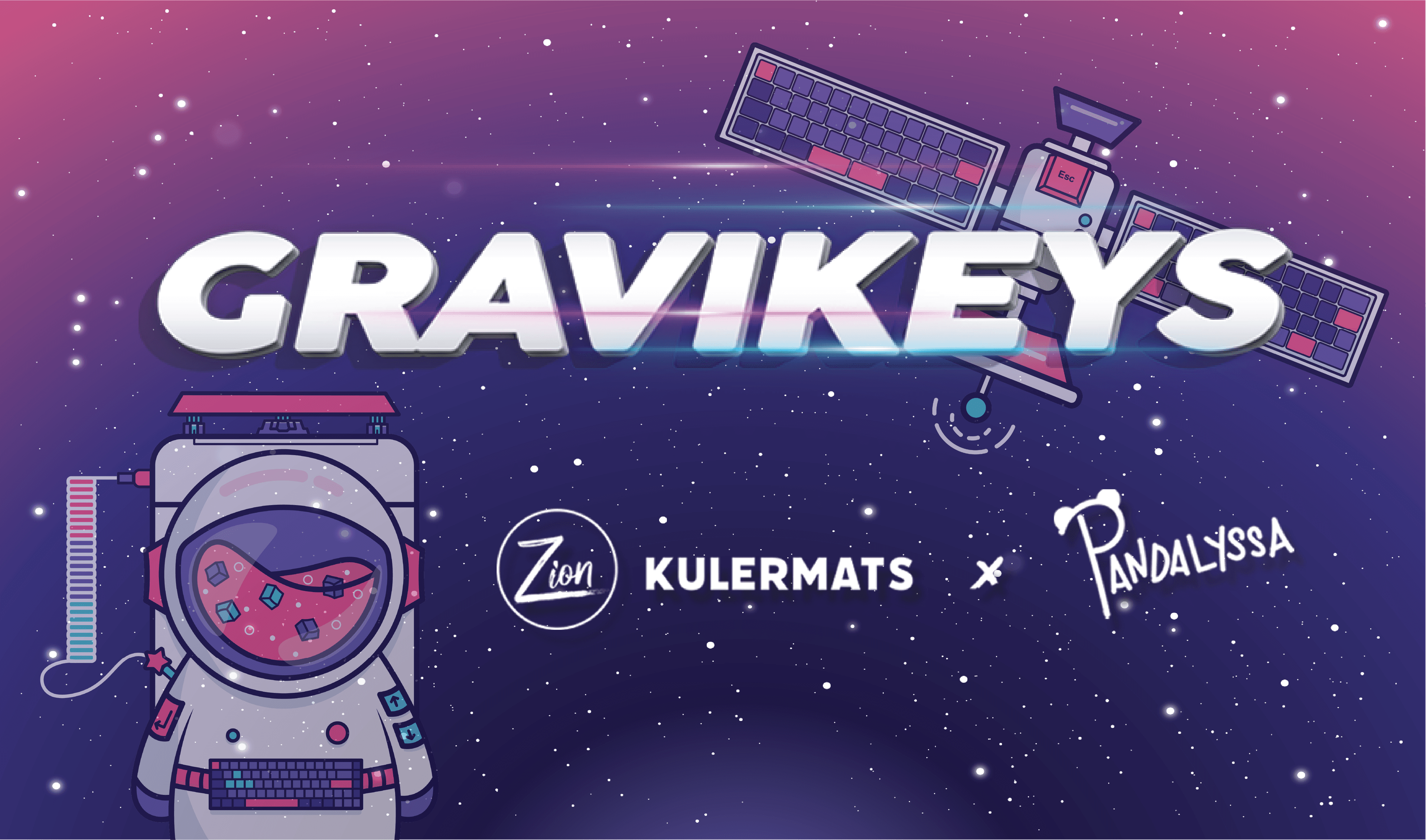 GRAVIKEYS DESKMAT (GROUPBUY LIVE!)