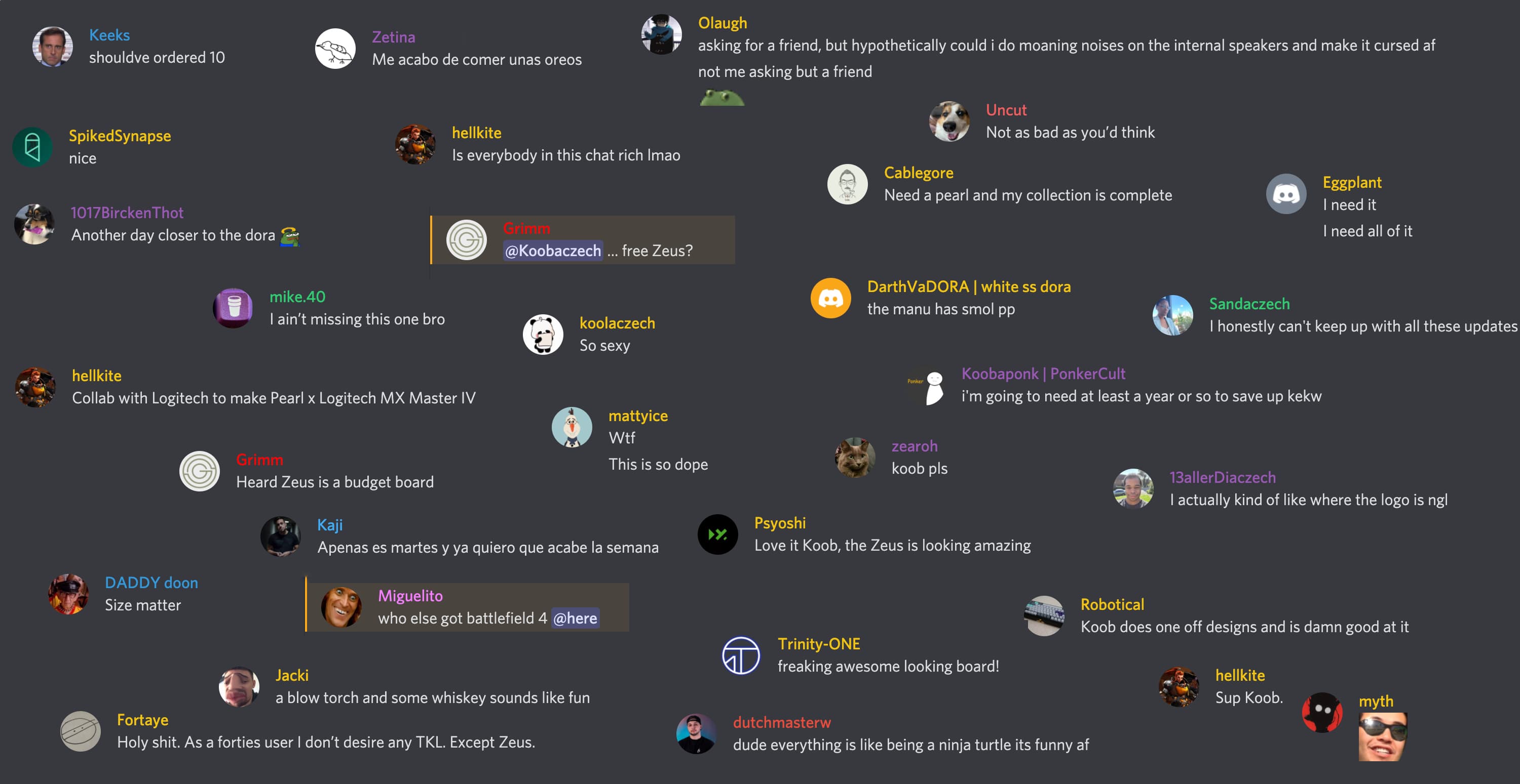 ZEUS Wireless TKL - New Badge and Deskmat Collab! image 23