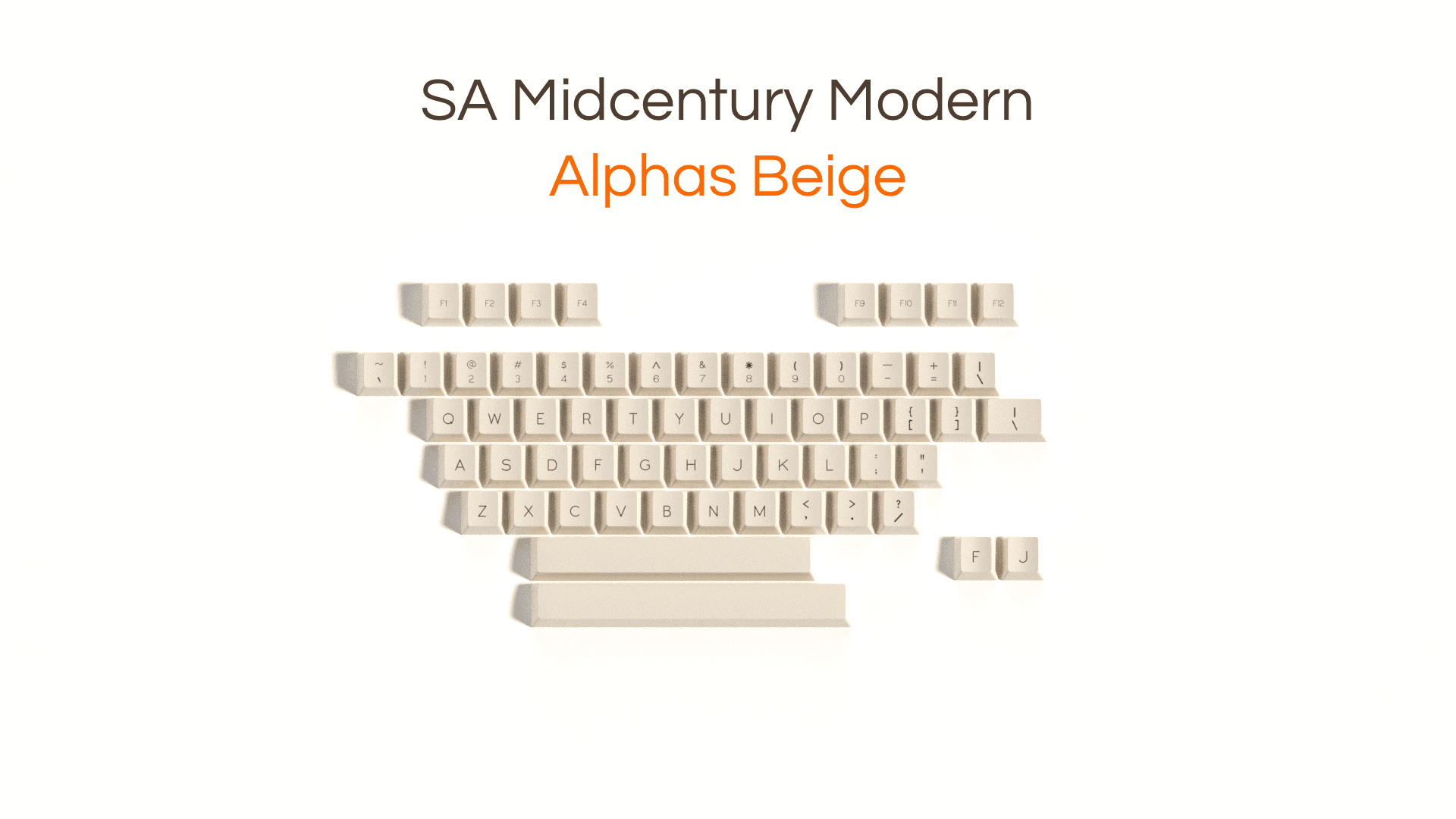 SA Midcentury Modern - *Mats added* Retro beige/brown set image 7