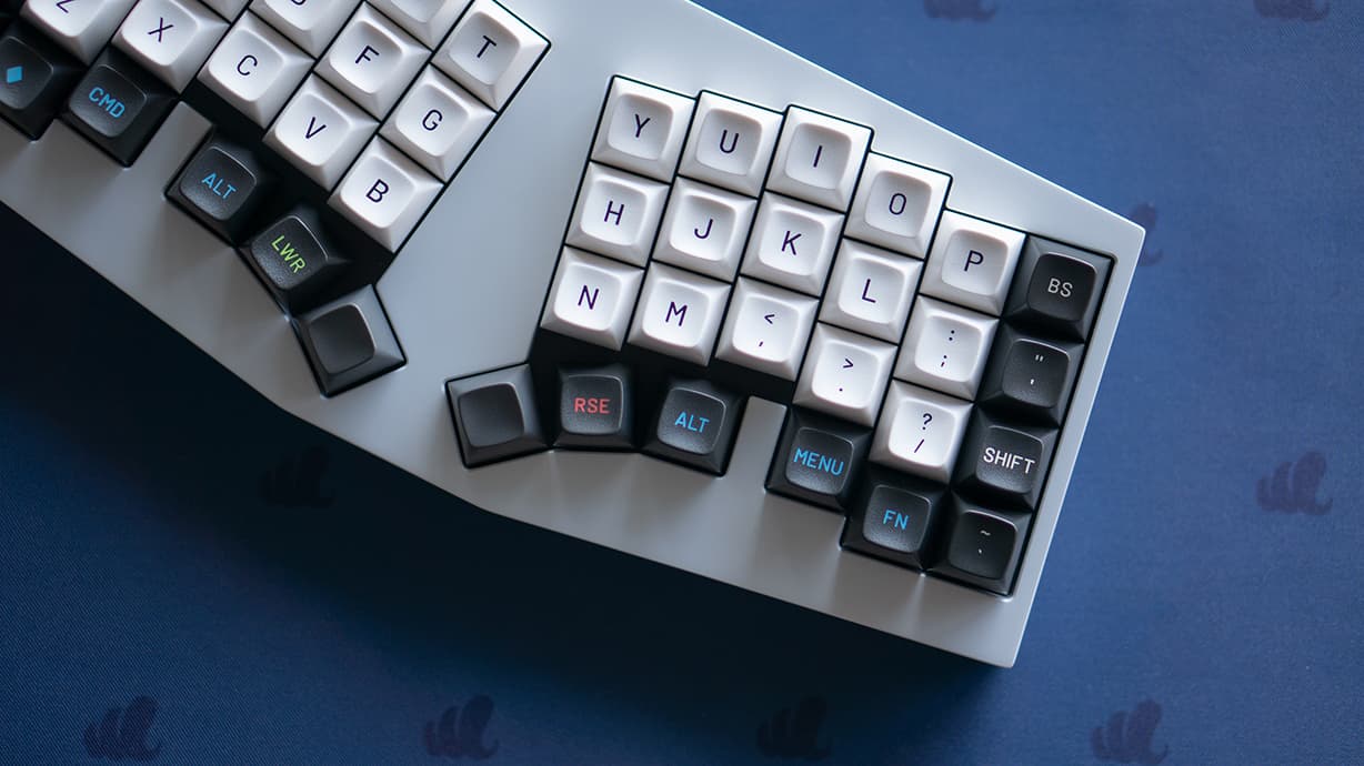 Cornelius - Gasket mounted 40% column staggered keyboard