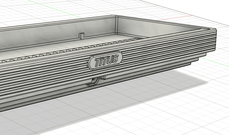 Titus65 - Gummy O-Ring Mounted Concrete Keyboard image 16