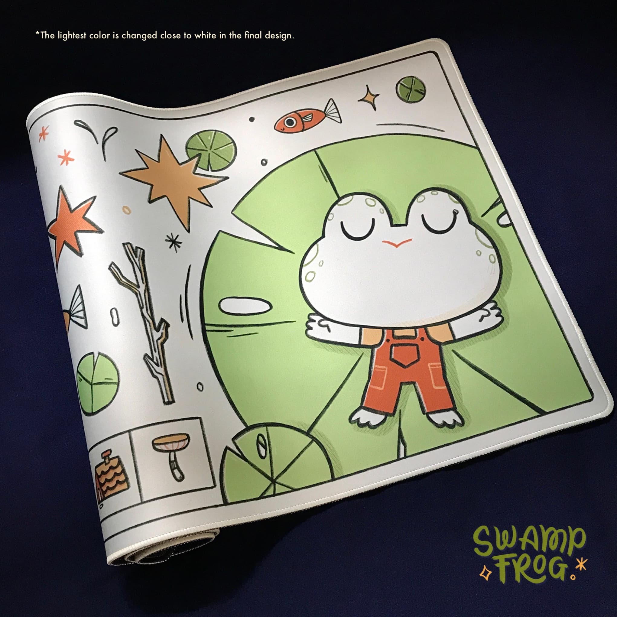 Swamp Frog Desk Mat [Added colorways(now 5!) and vendors list!] image 12