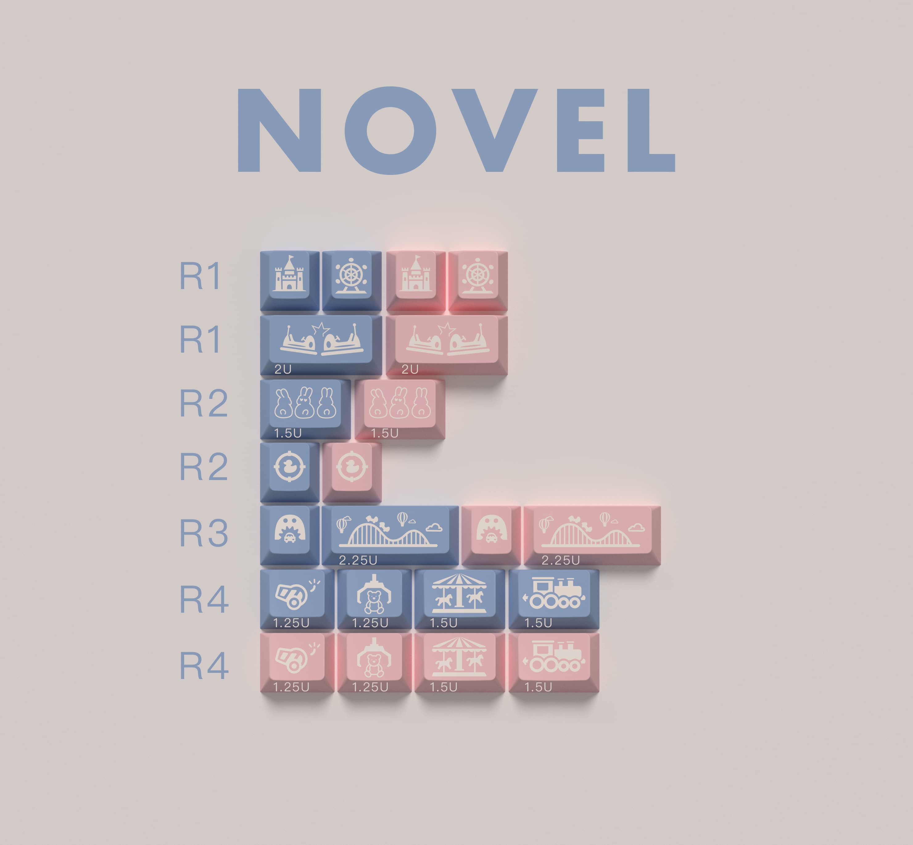 【IC】Zero-G Studio X DMK ABS theme keycap GIFT V2 "Fantasy Land" image 7