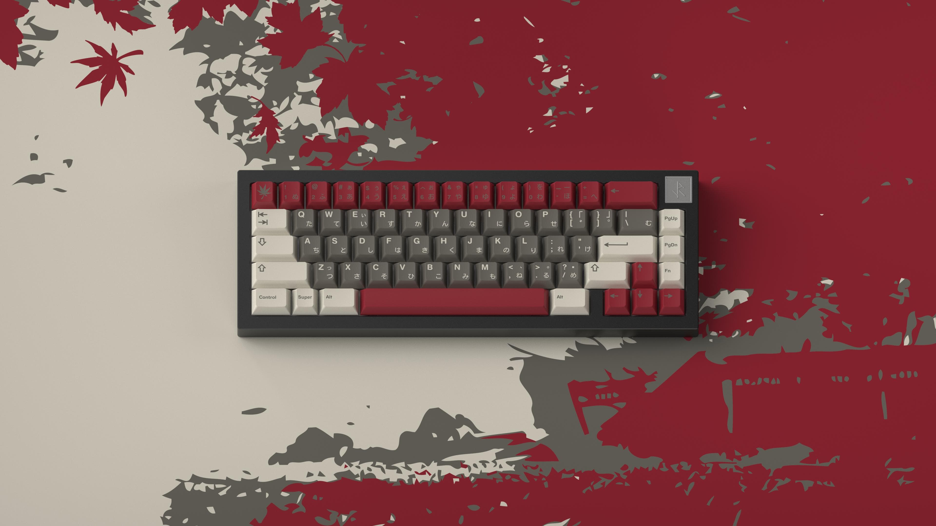 GMK Shiryō - Luxe Cables added and Ato Works artisan renders image 15