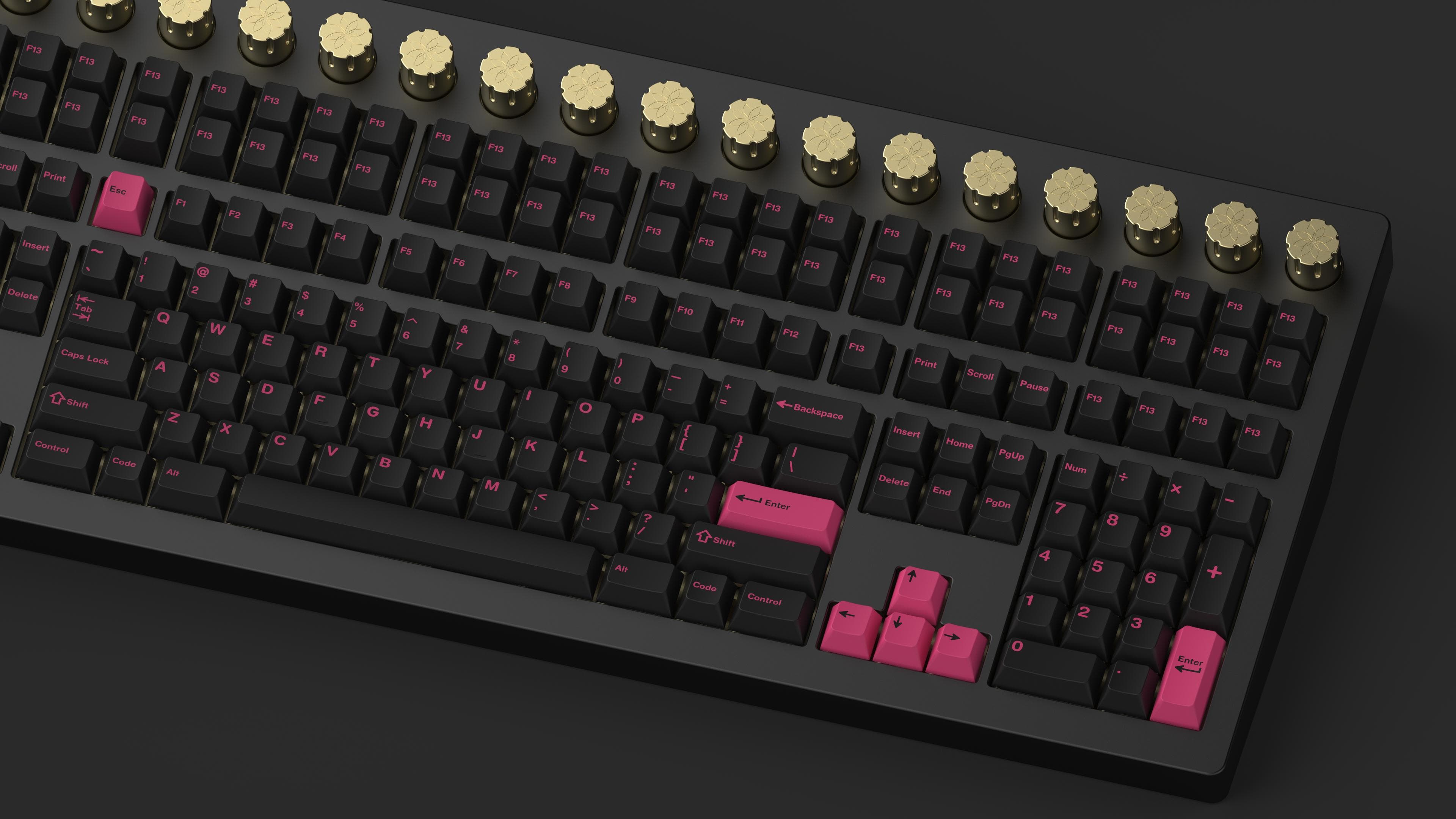 GMK Pink on Black image 11