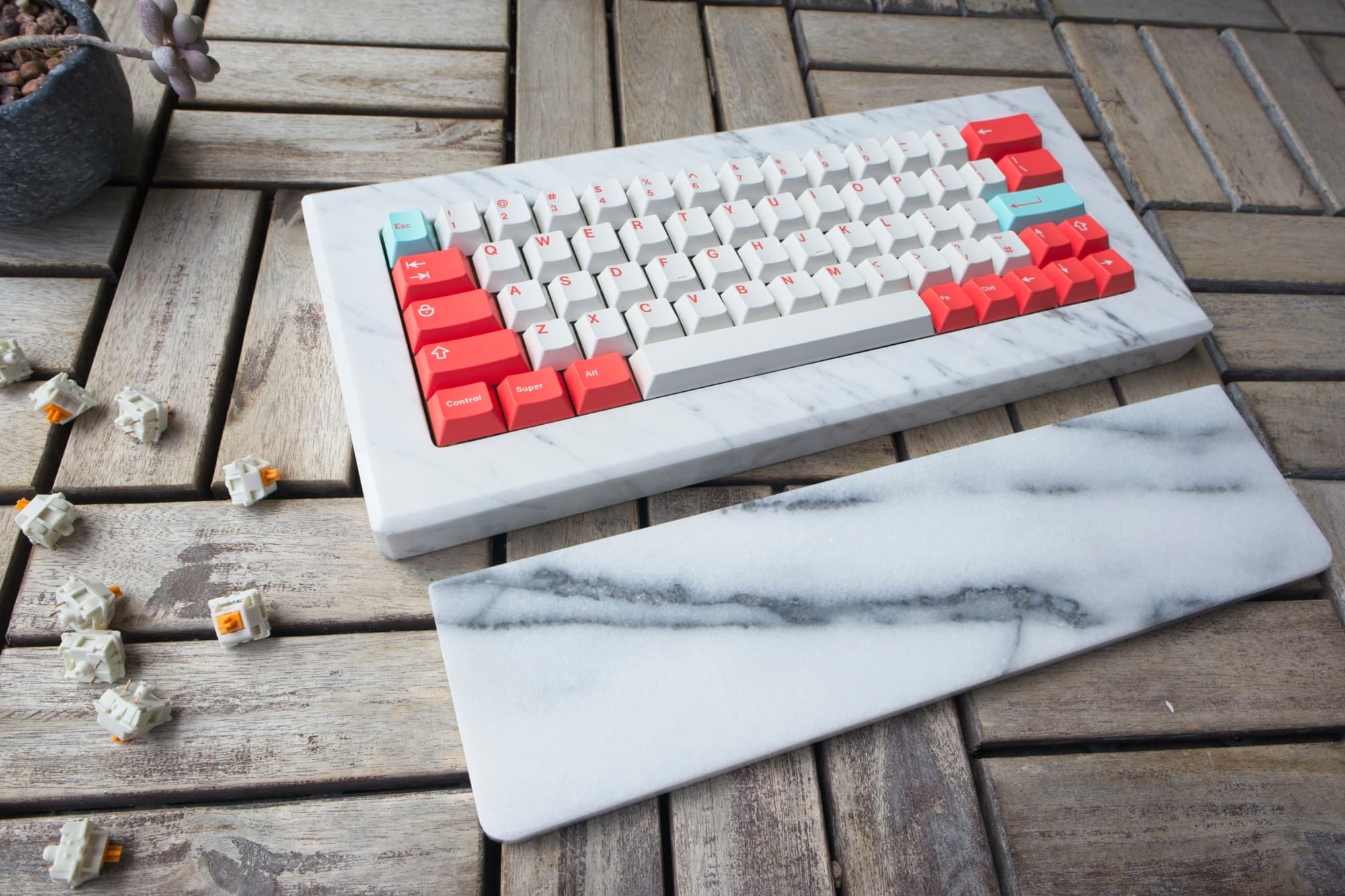 60% Keyboard Case made of MARBLE : "FirstSlab60"! (GB on 06/13) image 2