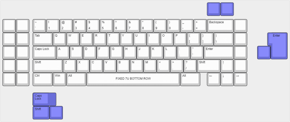 ZIGGURAT — Plateless, leaf-spring, PCB-mount 65% XT image 3
