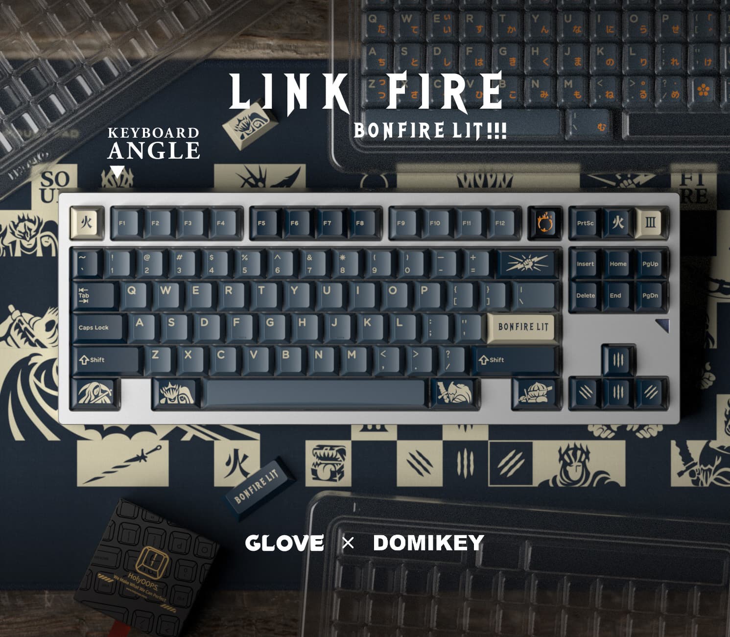 DOMIKEY X GLOVE LINK FIER KEYCAPS image 28