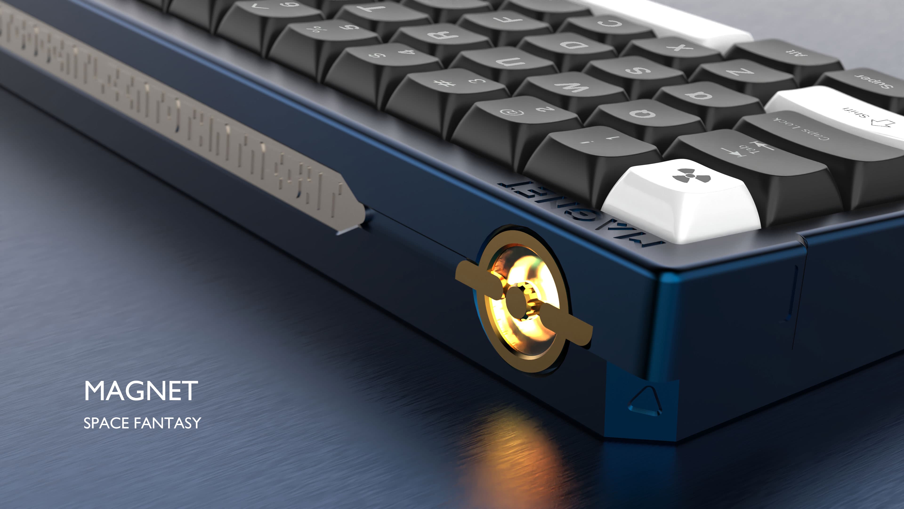 Magnet -65% keyboard-Gasket/ Bluetooth/Hotswap(update additional indicator)