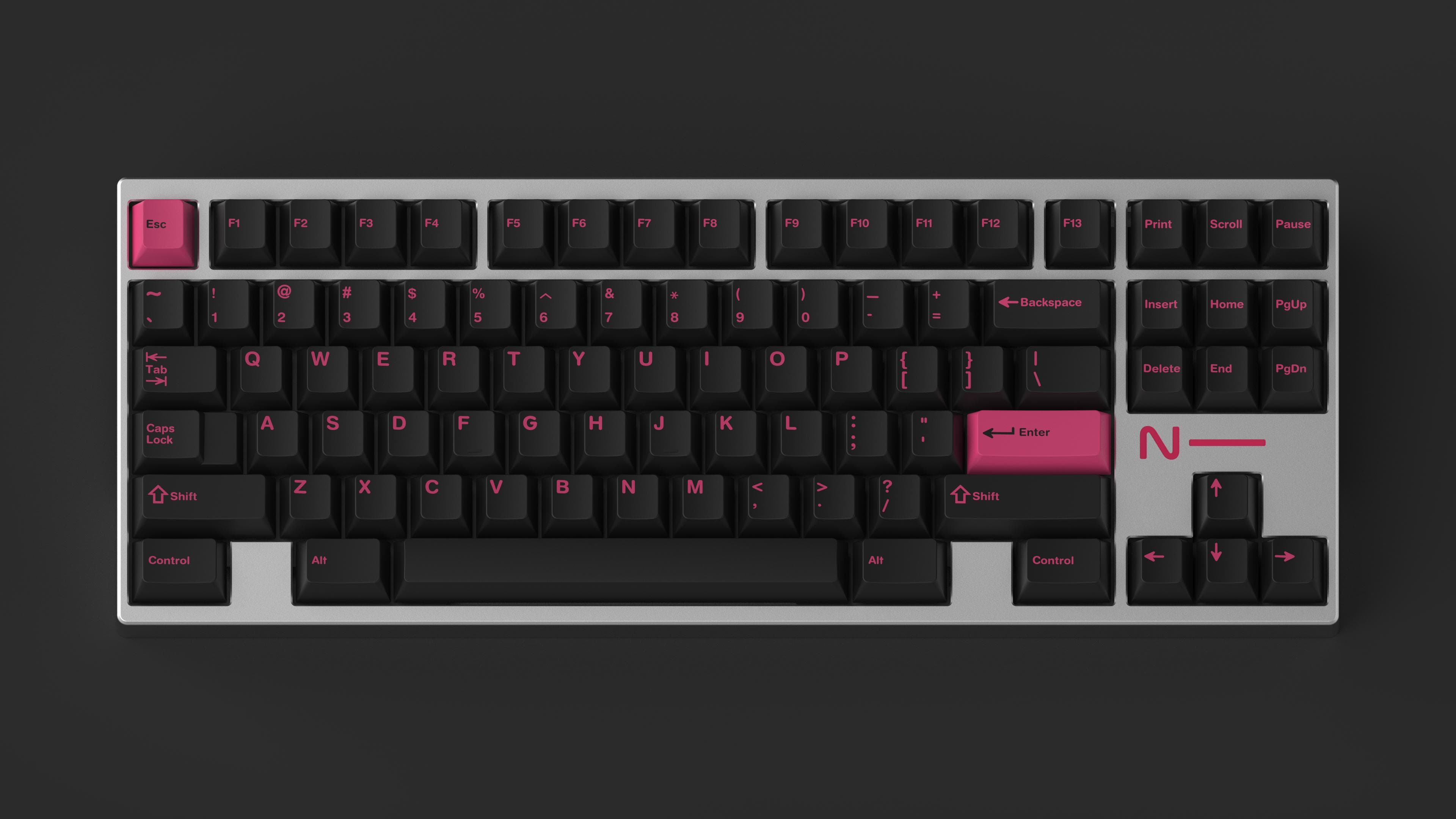 GMK Pink on Black image 7