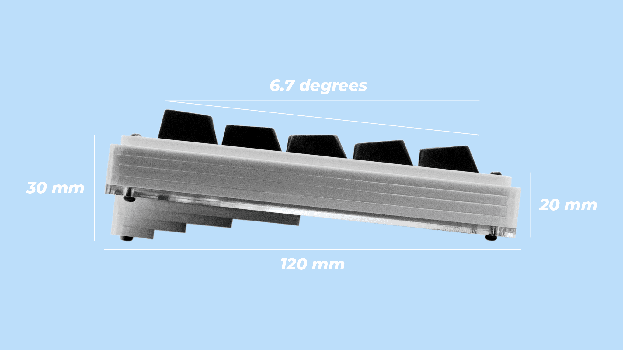 FRL84 | Budget-Friendly, Stacked Acrylic, 65+Numpad image 2
