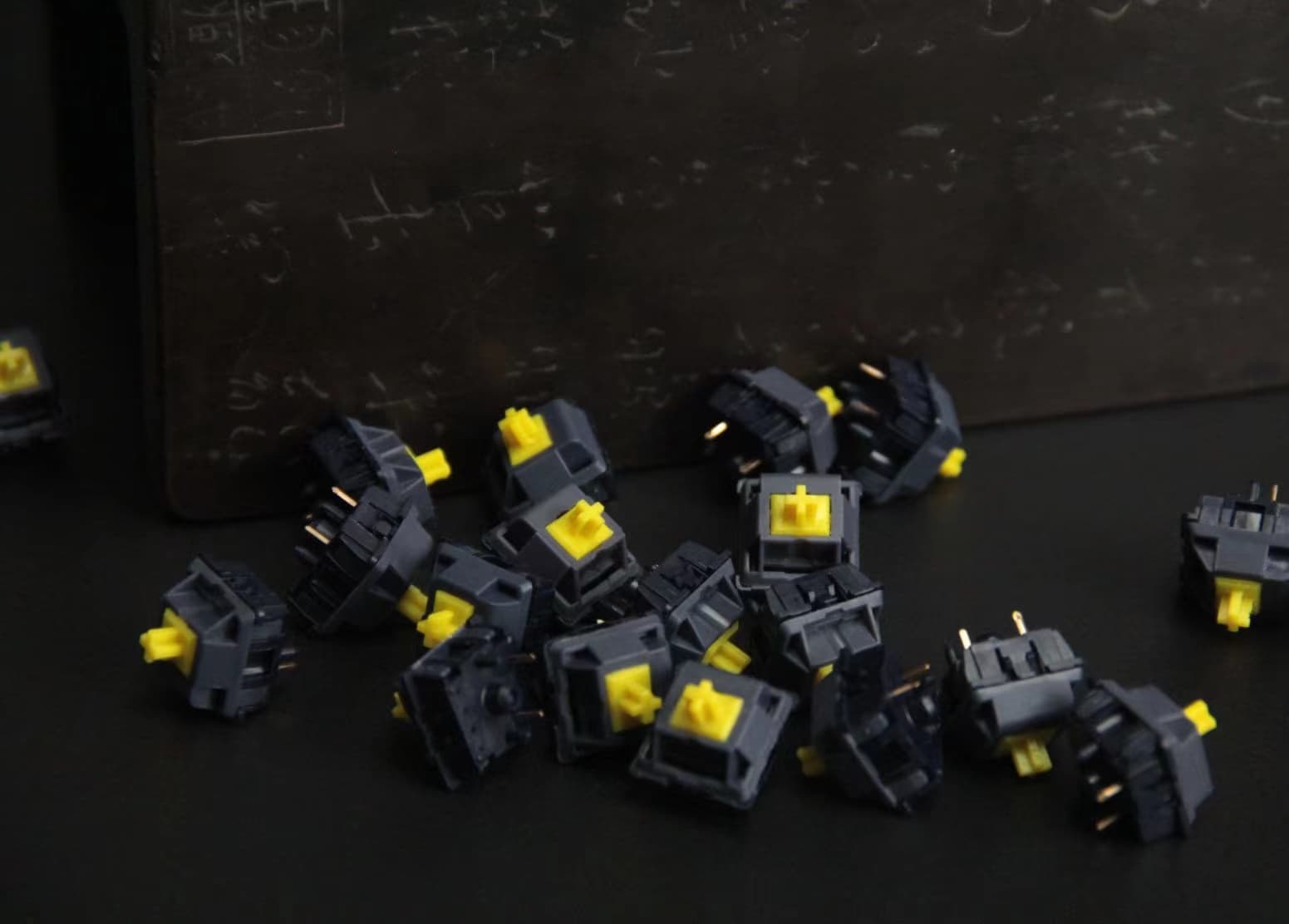 DesignerStudio White Jade & Graphite Gold Switches image 9