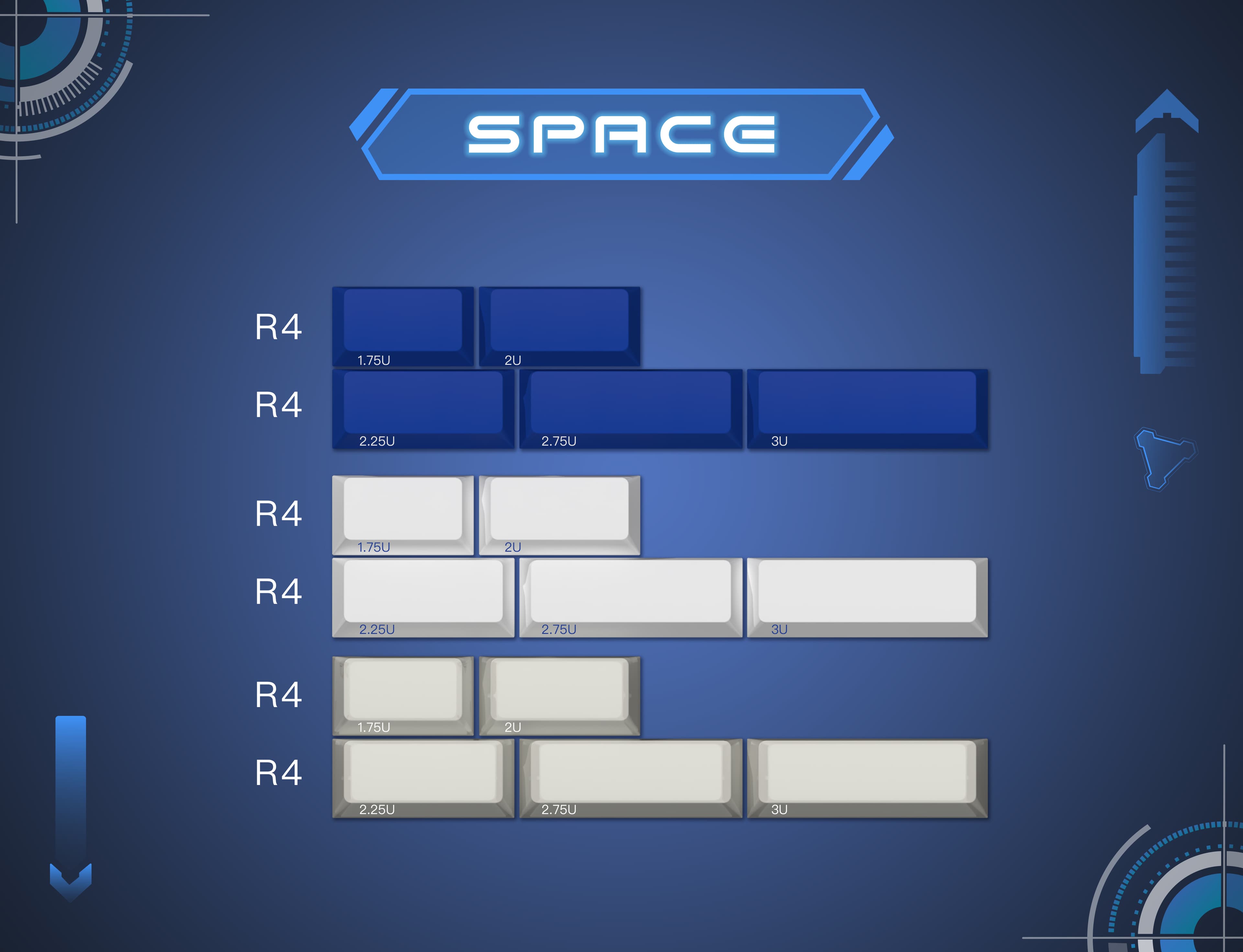 【IC】Zero-G Studio X DMK ABS Keycap Set "THIRD SPACE" image 8
