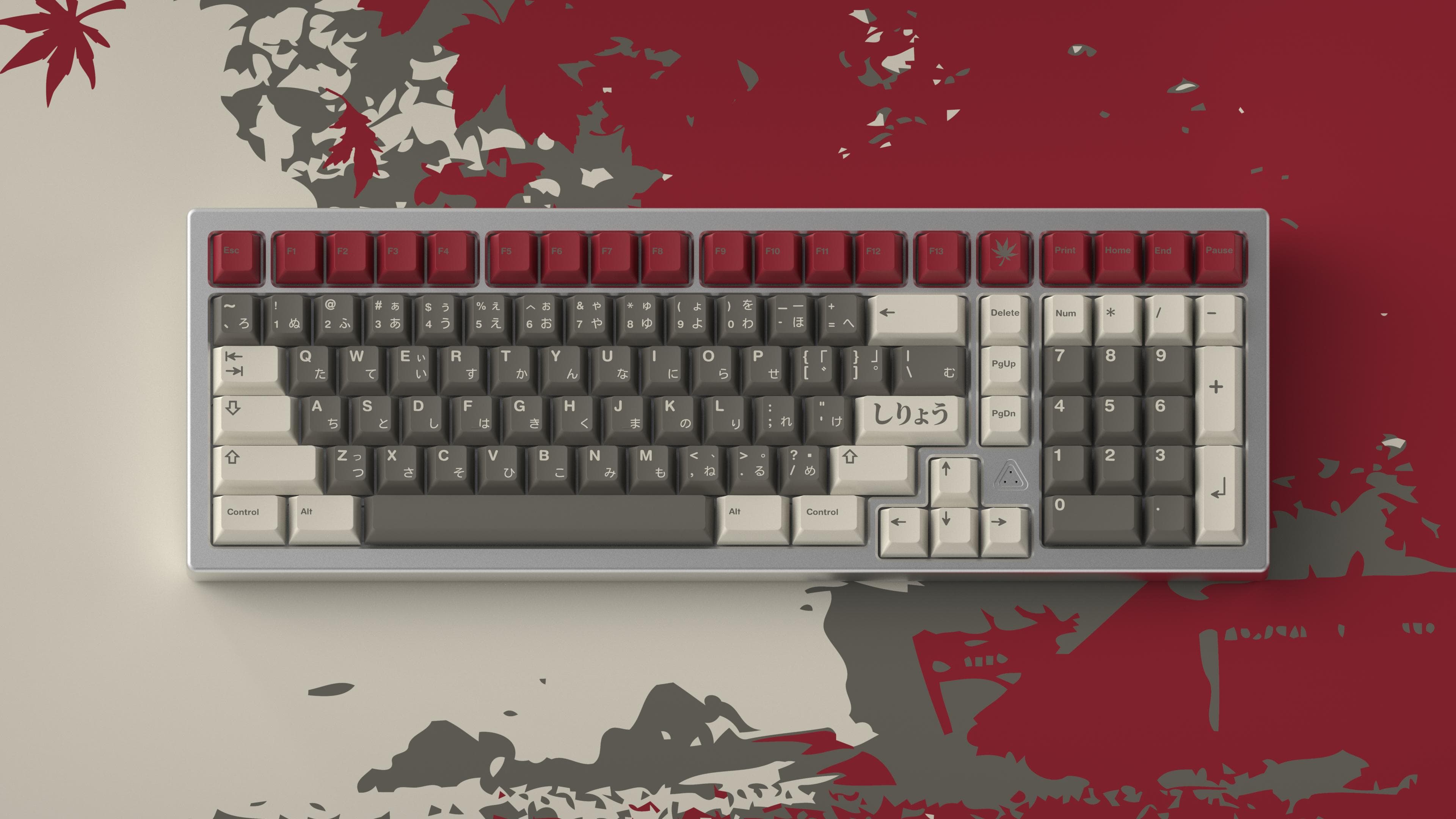 GMK Shiryō - Luxe Cables added and Ato Works artisan renders image 5