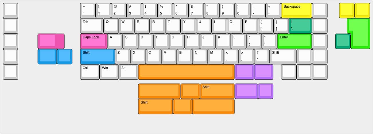 OKey V1 - 65% Top Mount Keyboard with SP Macro Row