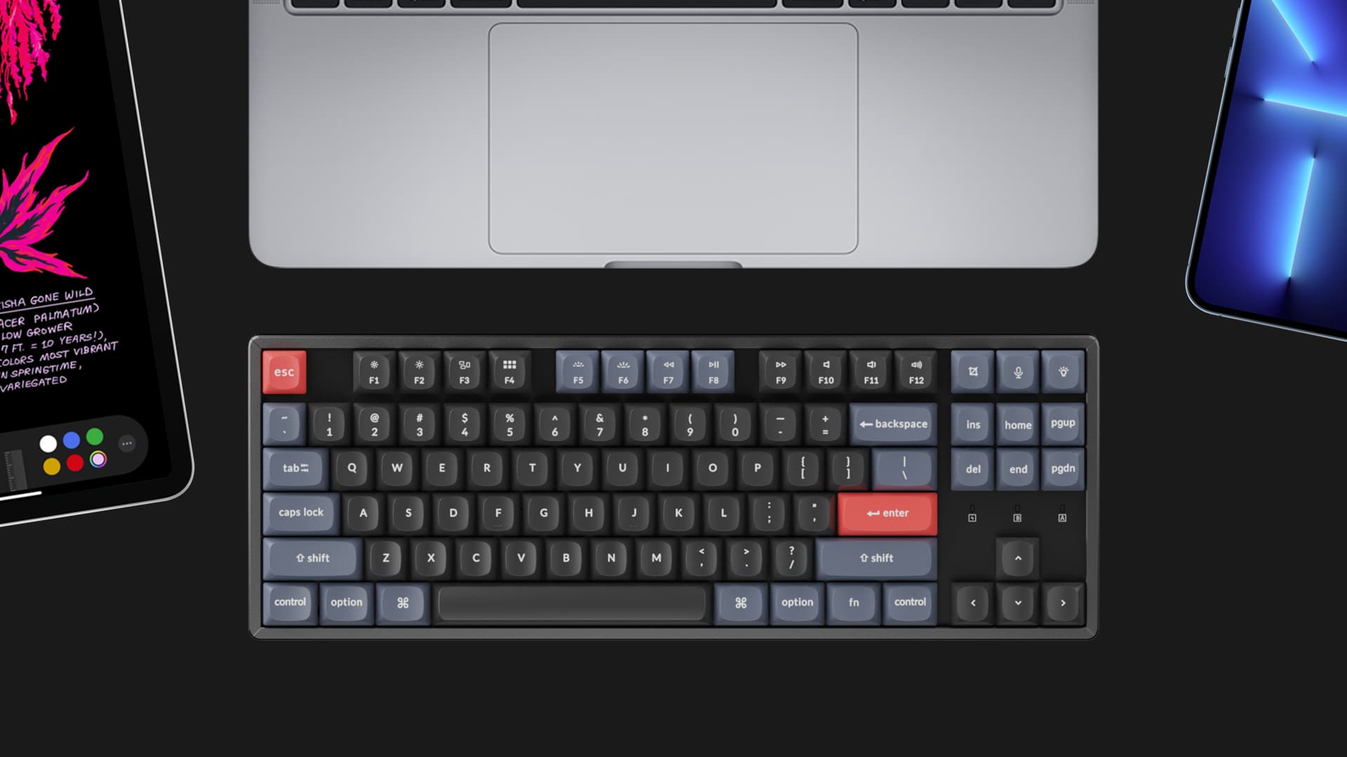 Keychron K8 Pro - Wireless/Wired TKL with QMK/VIA support