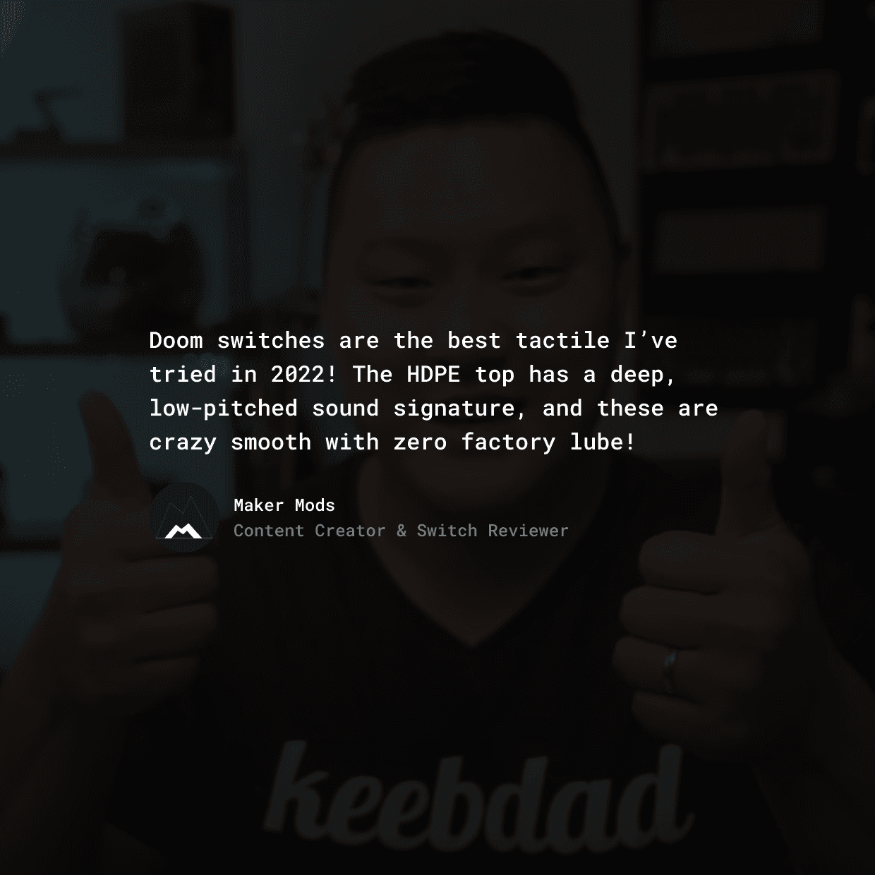 Villainy: Doom tactile switch | Pre-Order Live | Deskmat, & More image 3