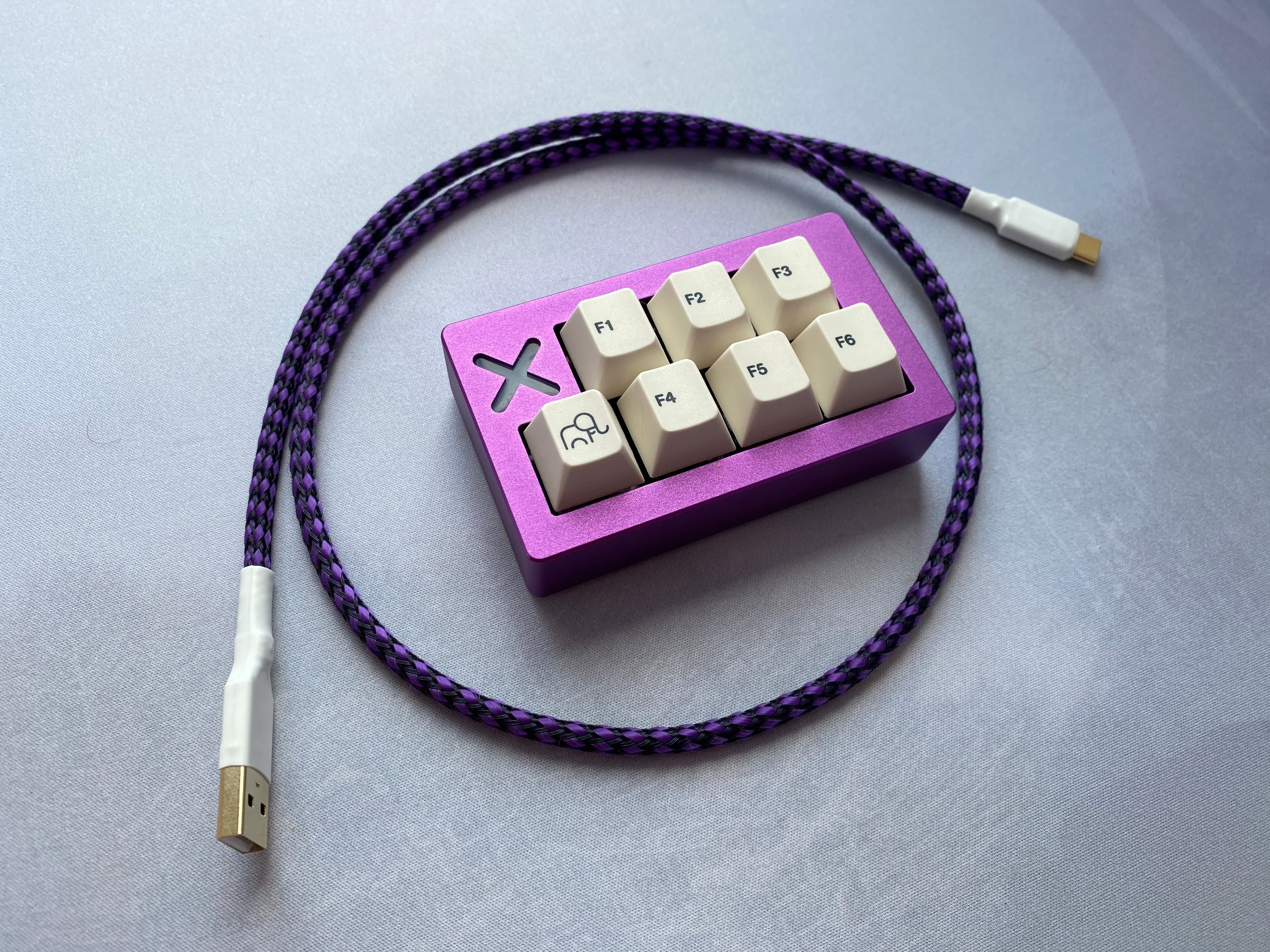 Albacore macropad | 7-key, hotswap, blocker LED, per-key RGB image 3