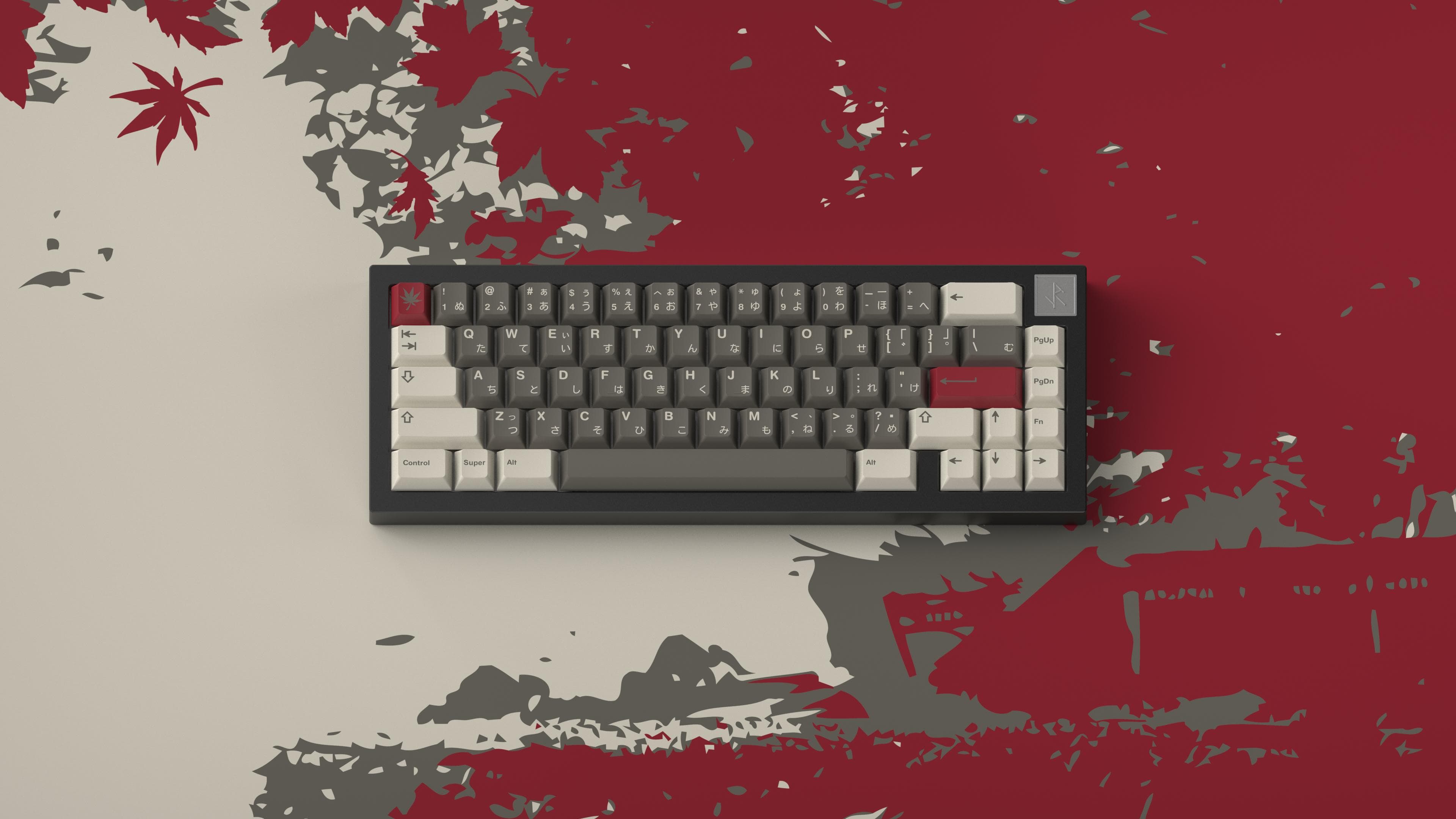 GMK Shiryō - Luxe Cables added and Ato Works artisan renders image 11