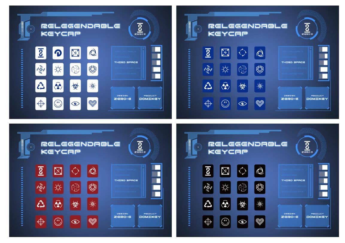 【IC】Zero-G Studio X DMK ABS Keycap Set "THIRD SPACE" image 7